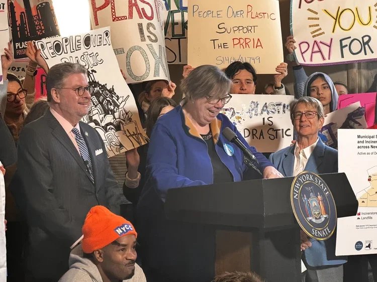 New York Lobby Day -- People over Plastic