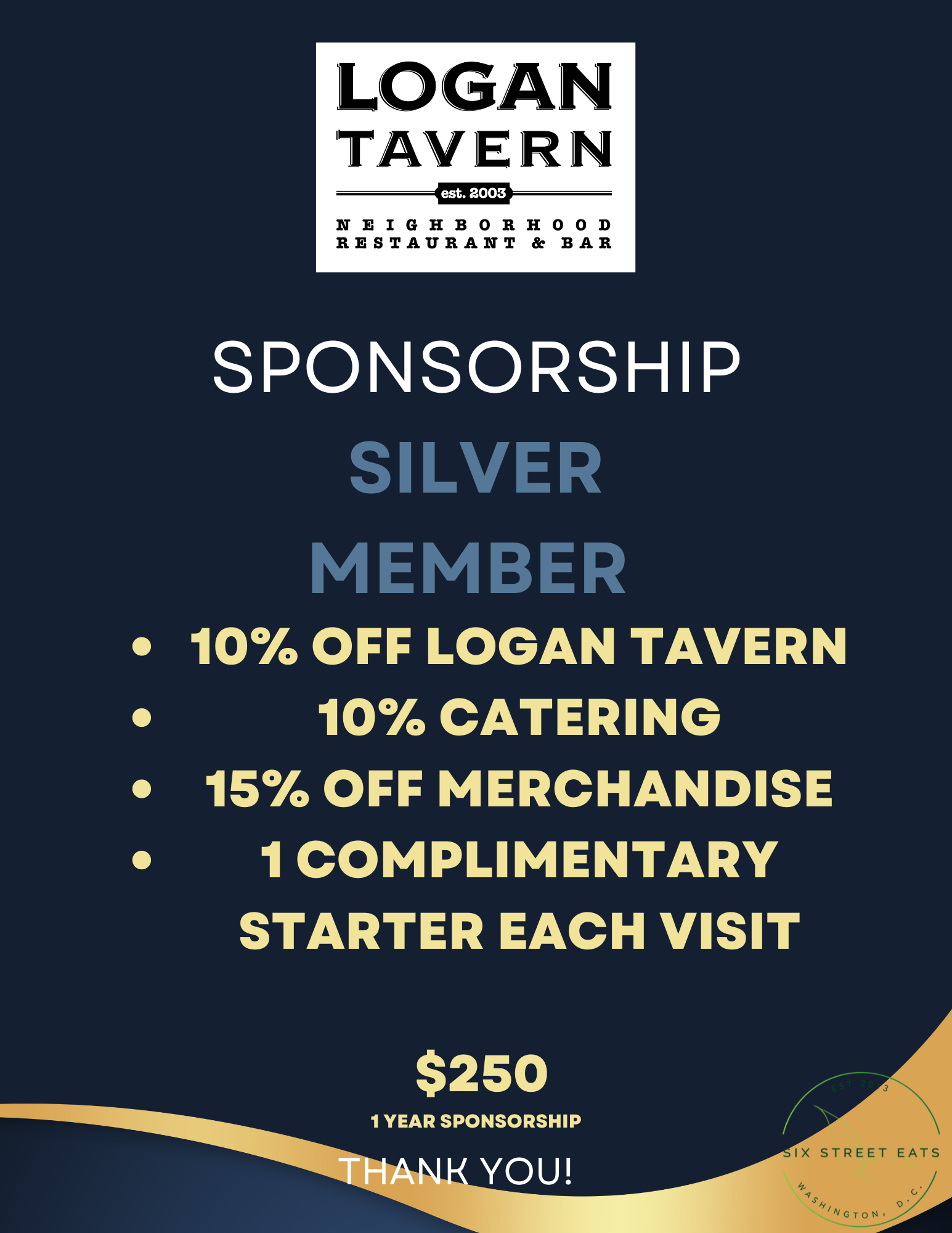 Silver Member Sponsorship