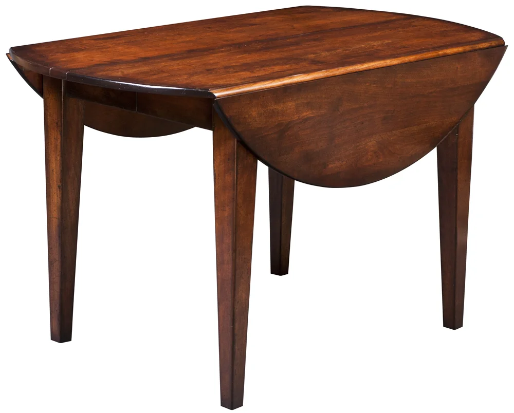 Round Drop Leaf Dinette Table