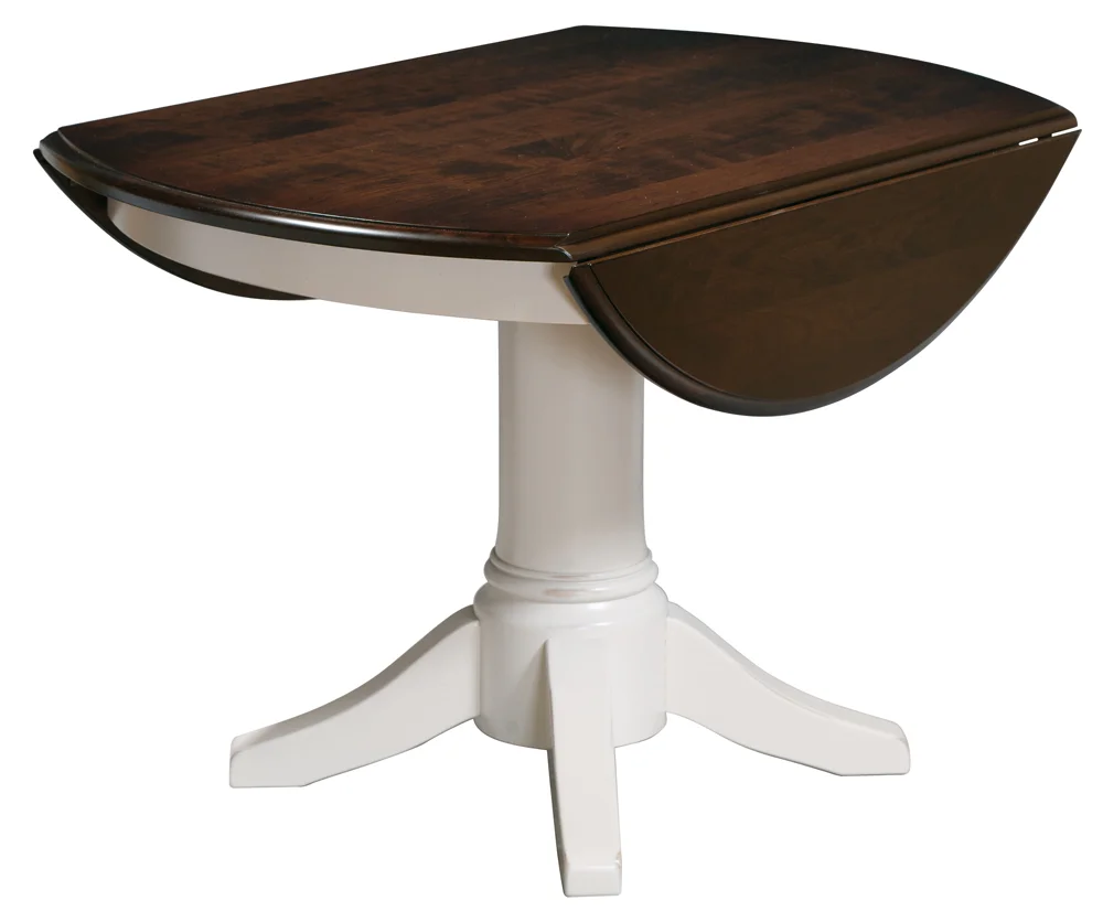 Single Pedestal Drop Leaf Table