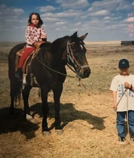 Riding as a kid