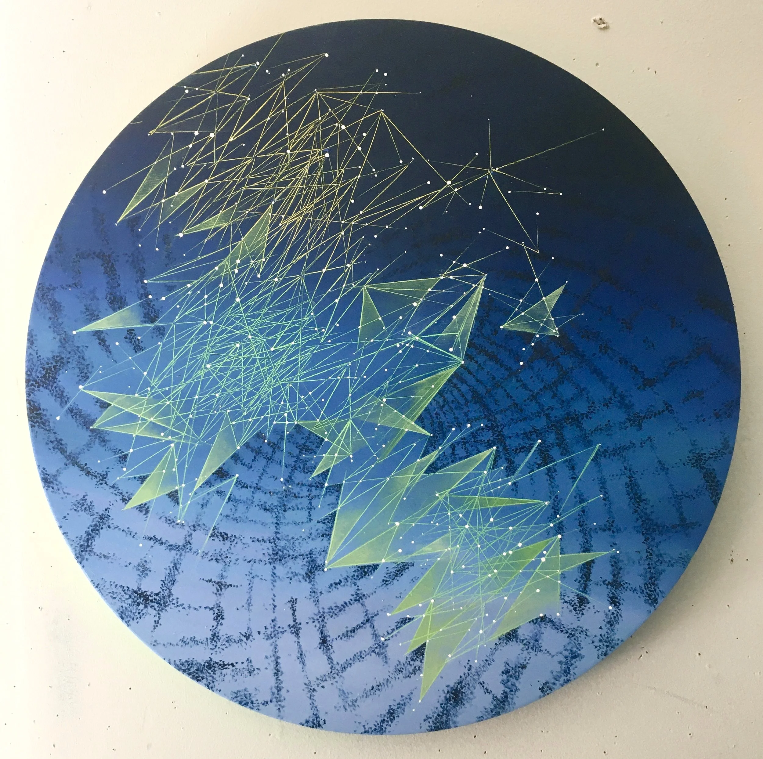 'Within and Without'  2022  20" diameter 