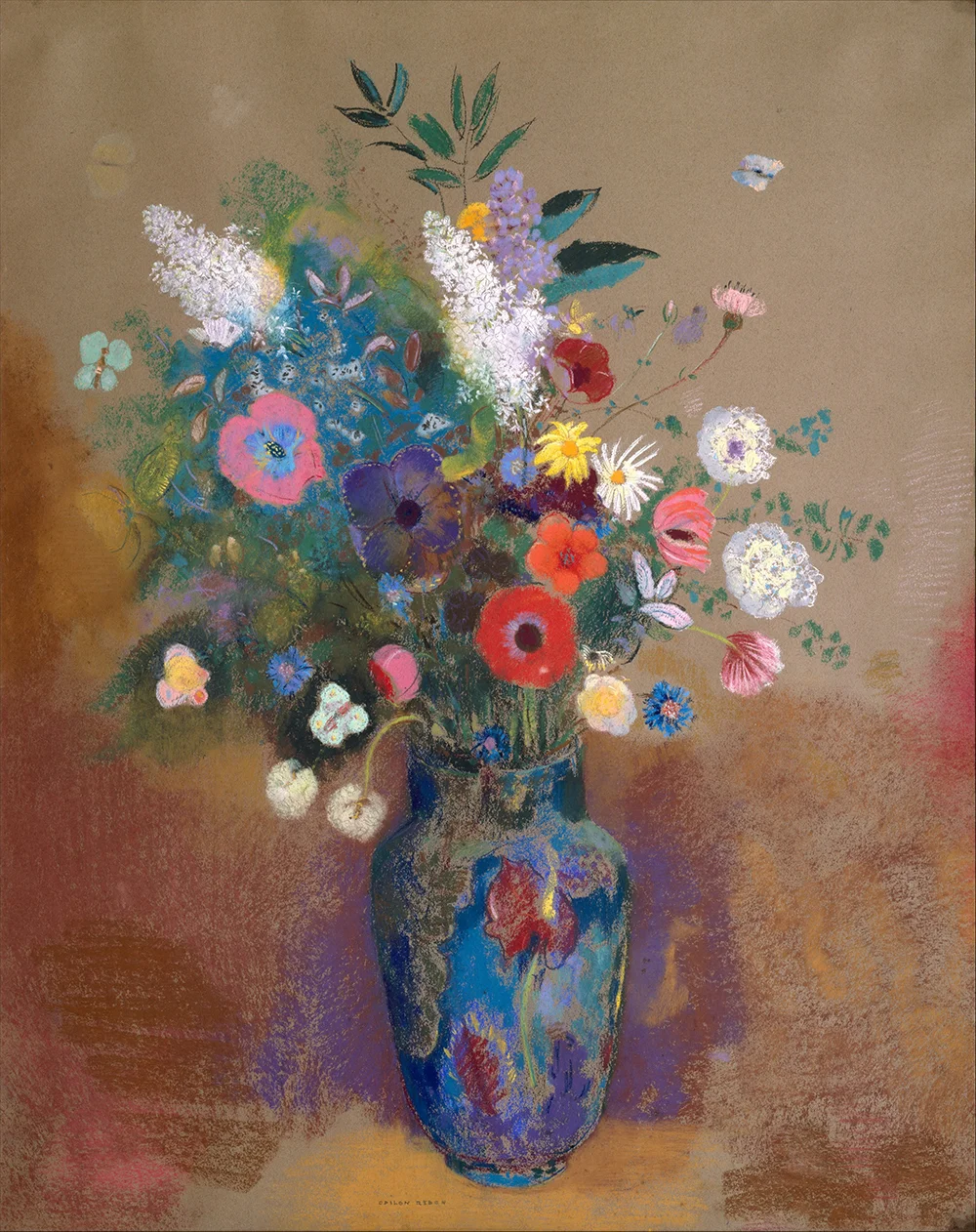 Bouquet of Flowers,ca. 1900–1905 Odilon Redon 1000p.jpg