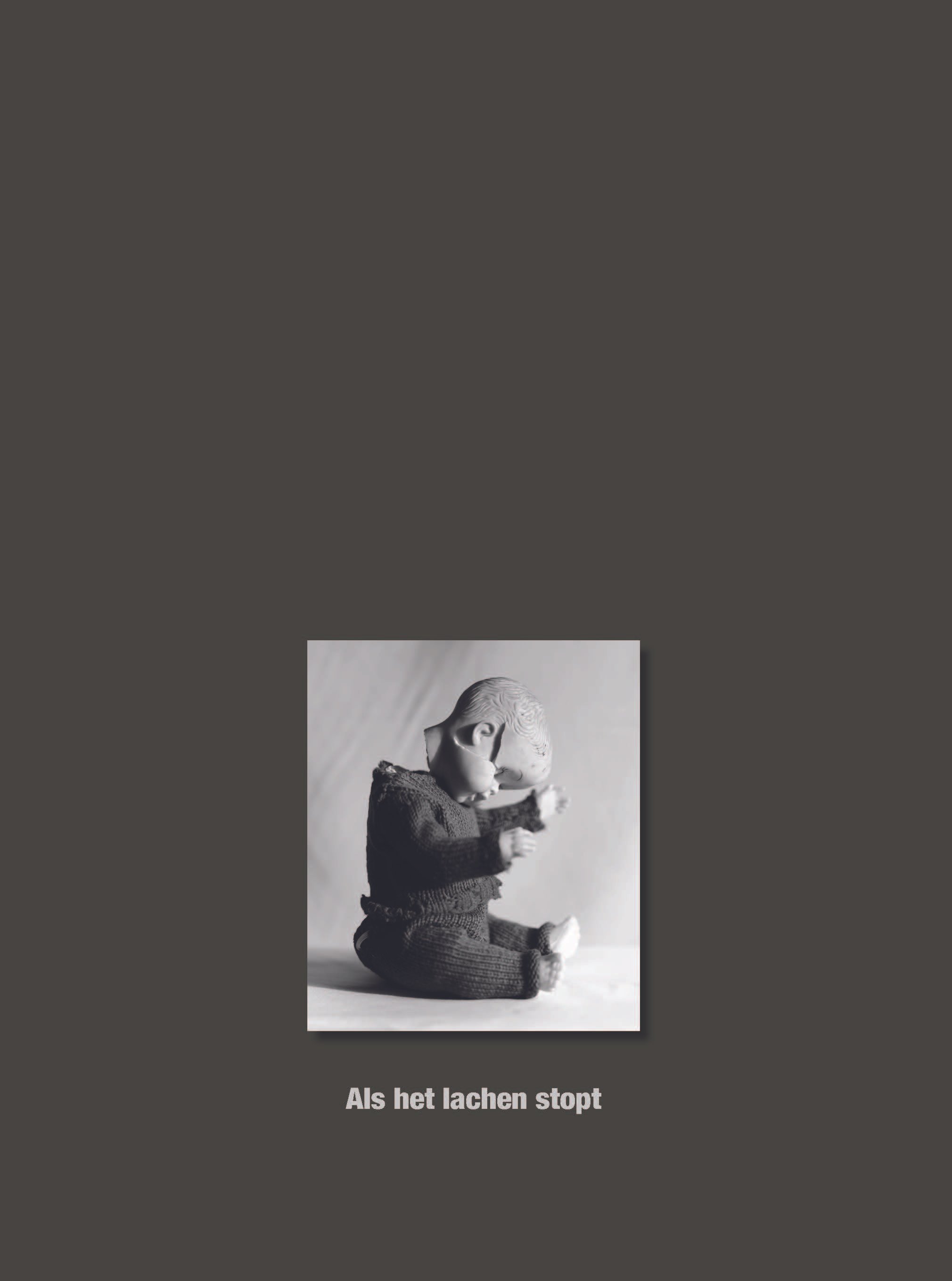 Als het lachen stopt — voorkant met pop