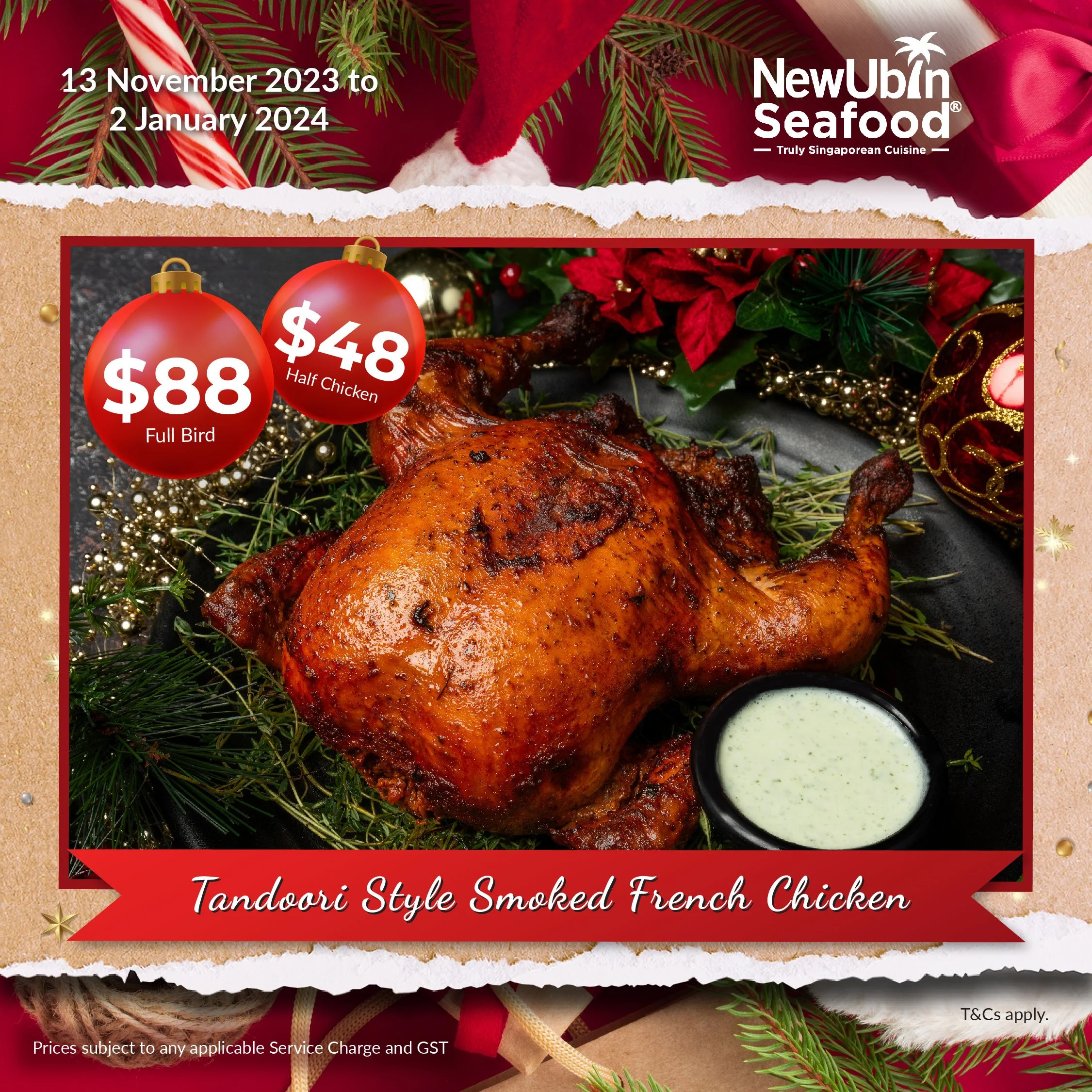 Tandoori Style Smoked French Chicken