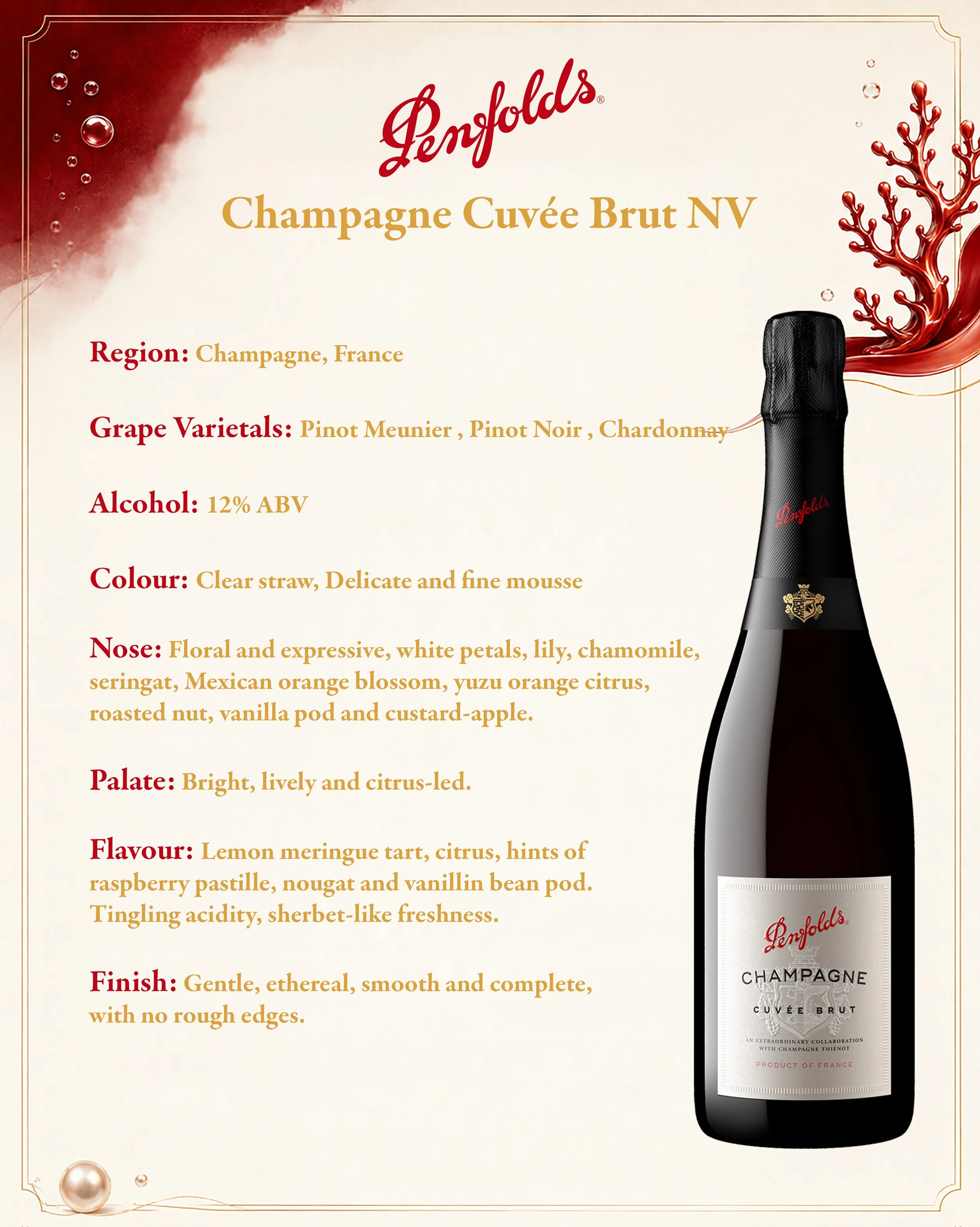 Penfolds Champagne Cuvée Brut NV