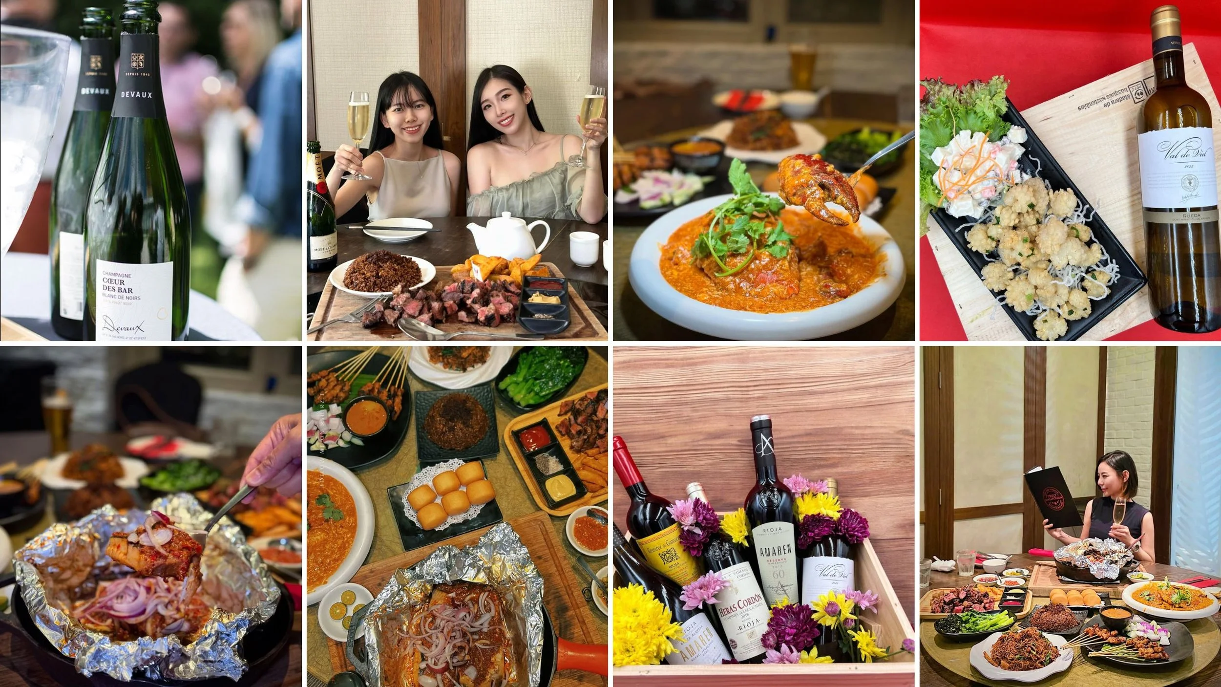 Truly Singaporean Free Flow: Champagne +Brunch Buffet