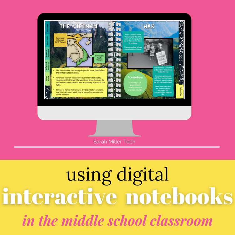 Using Digital Interactive Notebooks in Middle School — Sarah Miller Tech