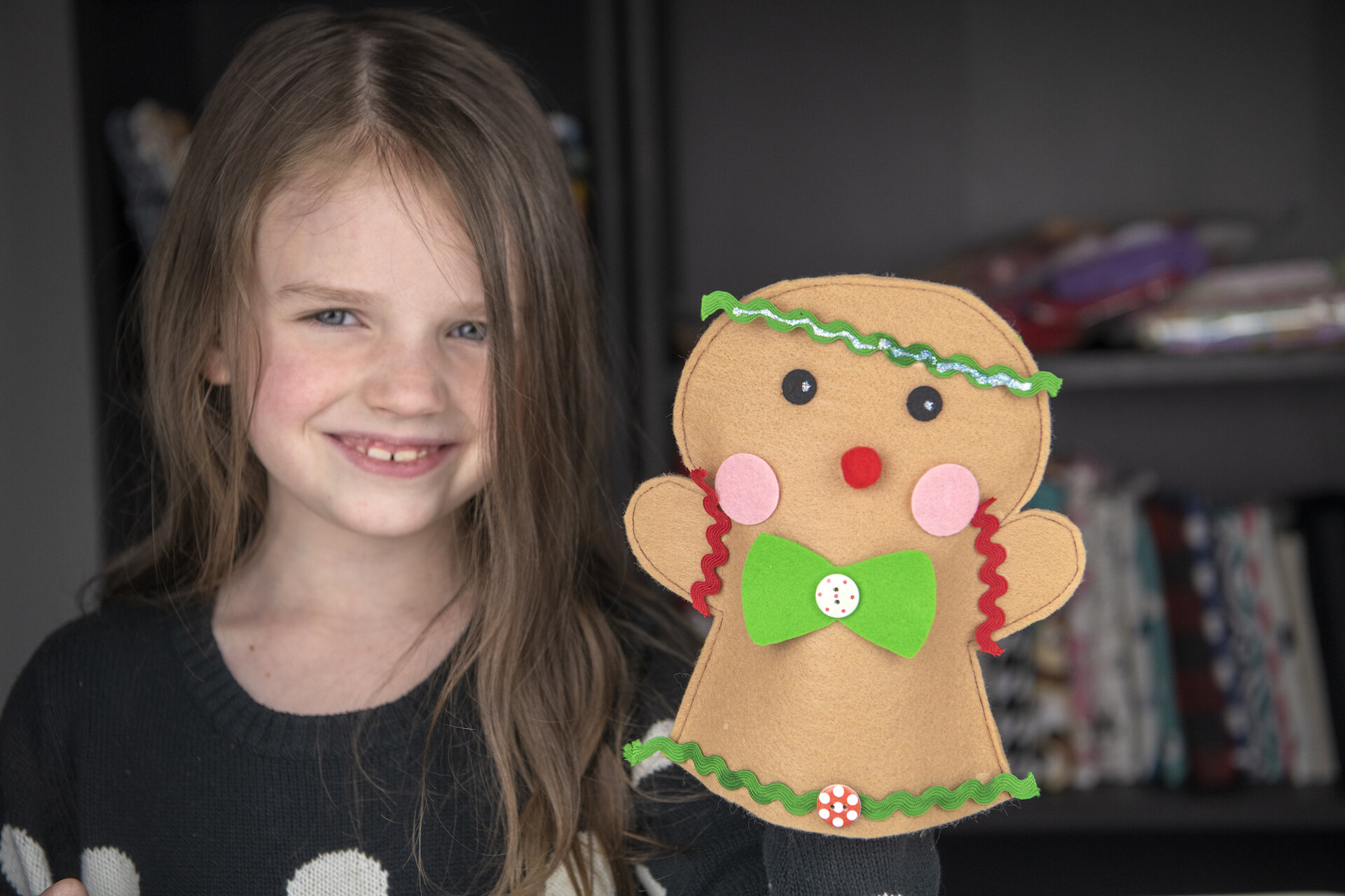 1 Set Kids Felt Craft Set Hand Puppet Making Kit DIY Art Craft