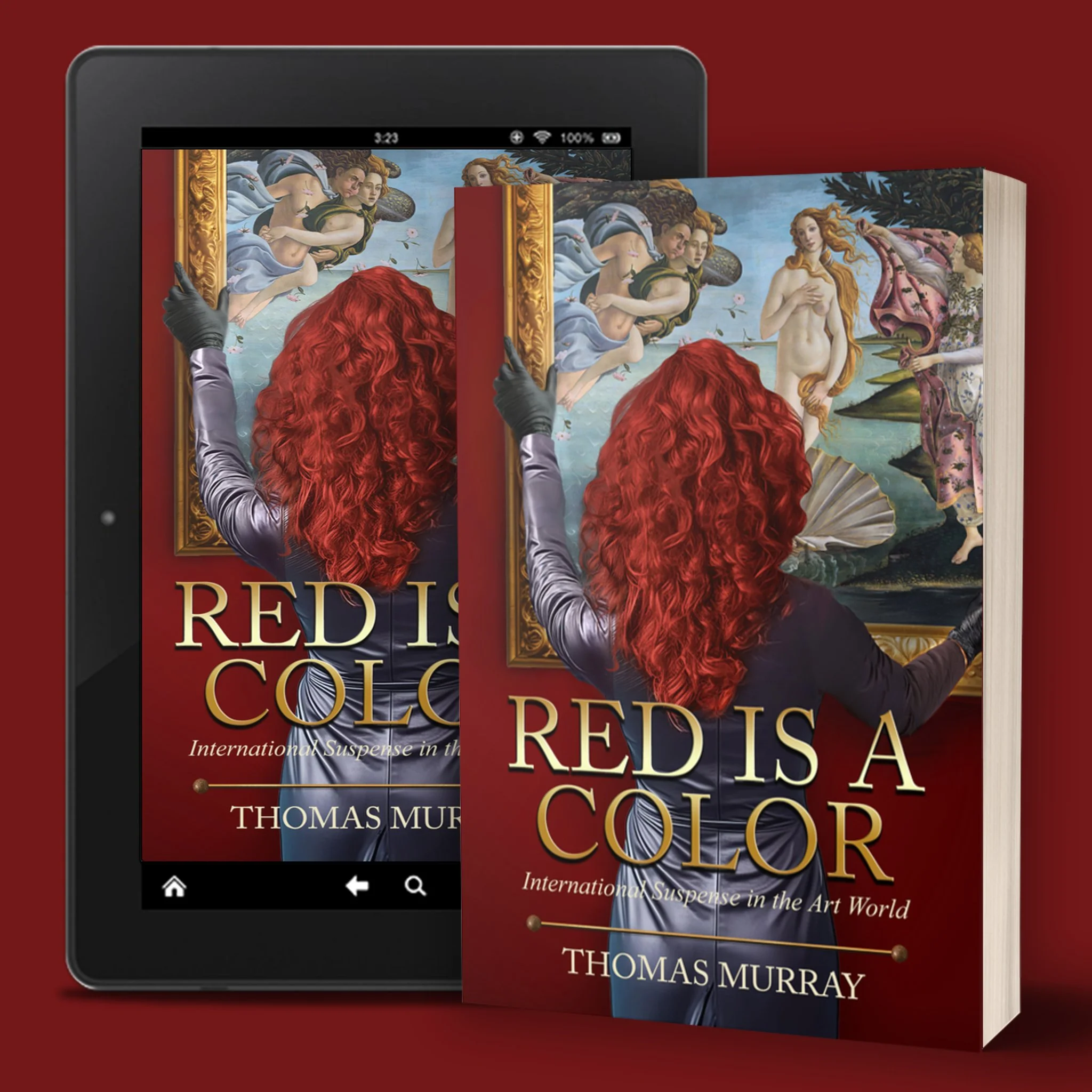 Red is a color international suspense in the art world
