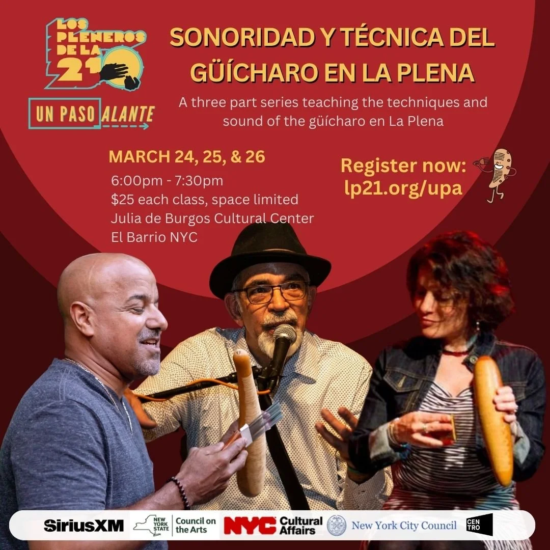 Un Paso Adelante: Sonoridad y técnica del güícharo en La Plena