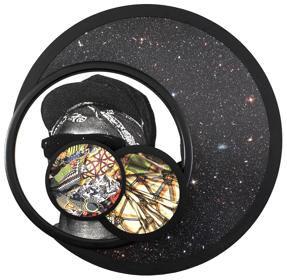 Dark Matter , 2015 Four archival pigment prints, artist’s frames // 66 x 68 x 4 3/4 in