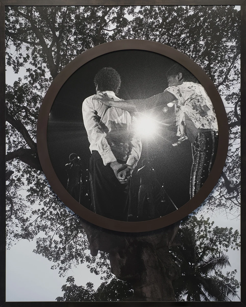 Welcome to Planet Earth , 2015 Archival pigment prints, found antique frames // 63.5 x 51.5 x 2 in