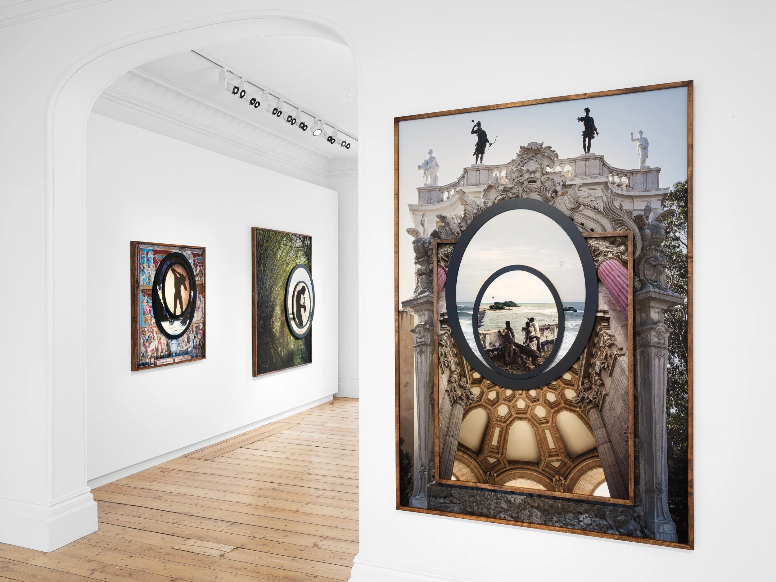  Installation view,  On Point , Lehmann Maupin, London, England 