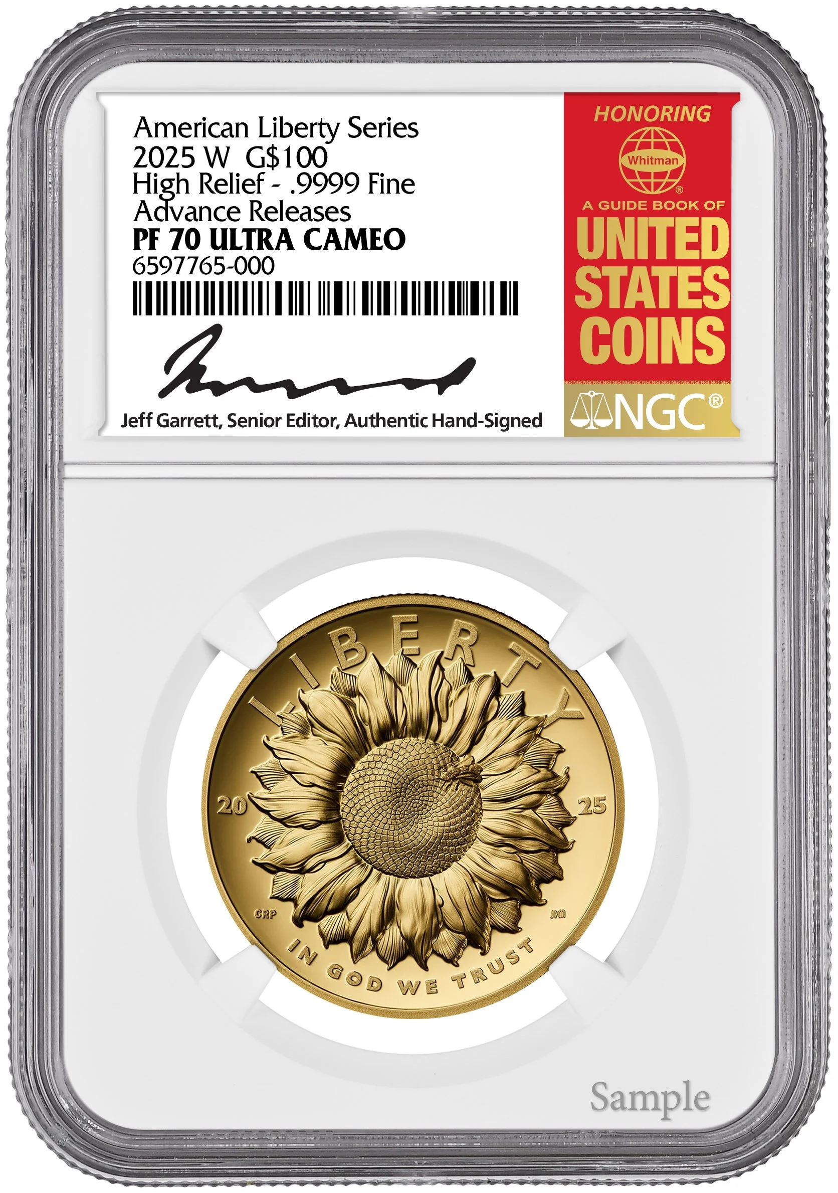 2025 Liberty High Relief Gold Proofs — Global Gold USA