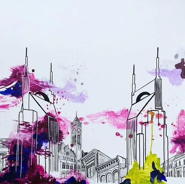 Would love to make this into a mural 🤩 - #tmamurals #tarawashere #ladieswhopaint #nashville #nashvilleart #nashvillemural #wallartist #streetartphotography #streetartlovers #nashvillemurals #murals #artdaily #urbanart #streetart #lukasfarben #urbanw