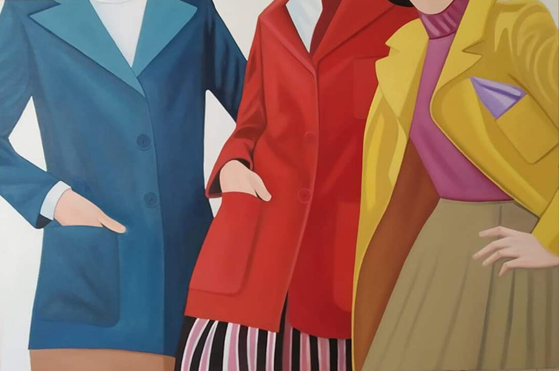 Tres Gracias, Oil on canvas, 160 cm x 107 cm, 2019
