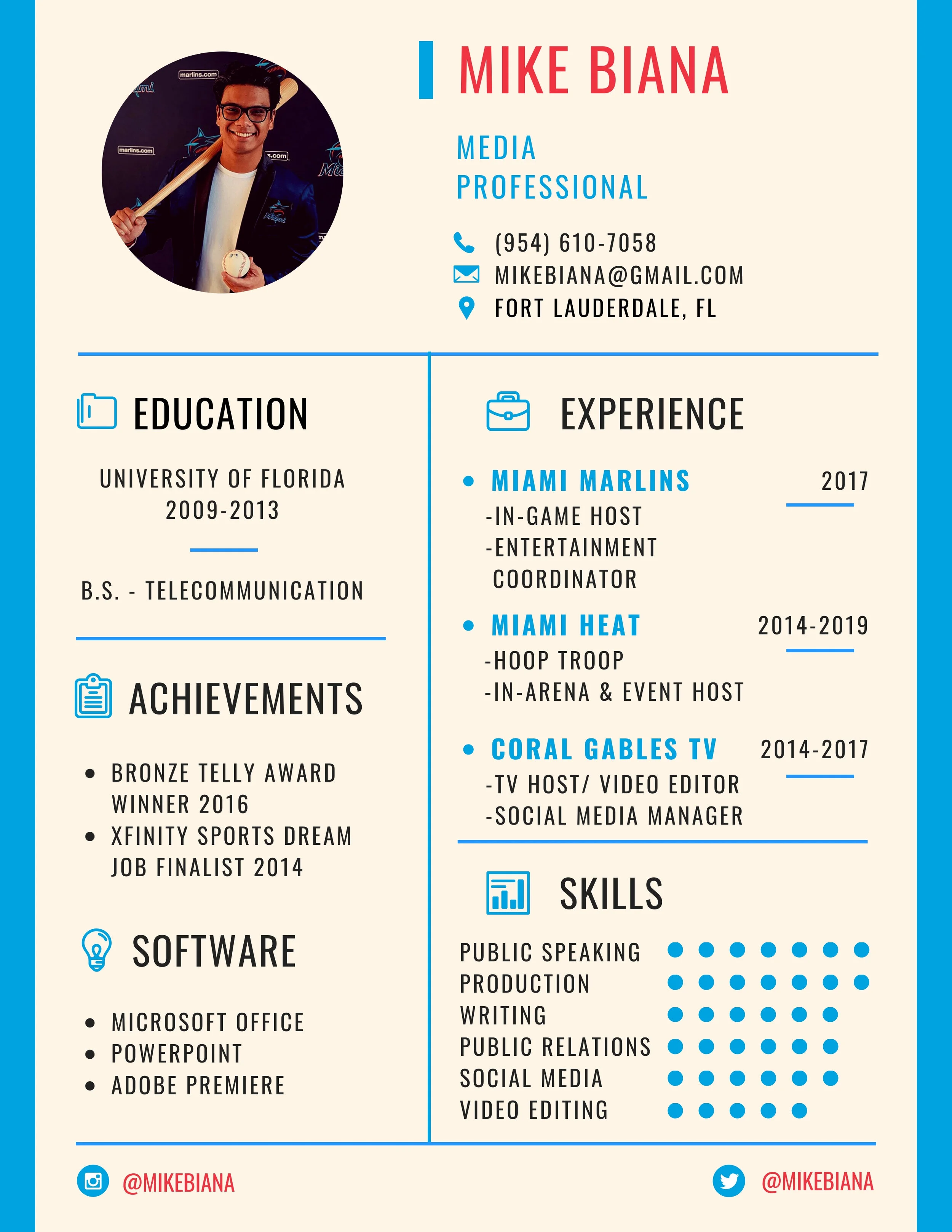 Resume Mike Biana