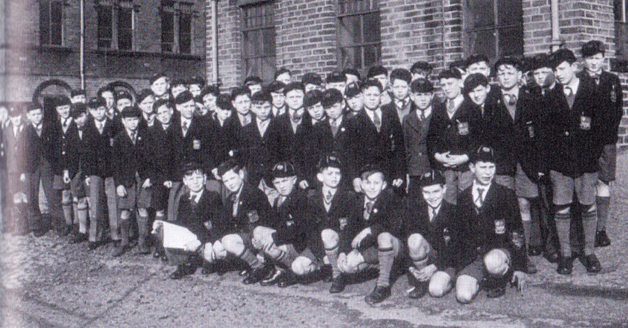 1949: First year pupils at Sowerby Bridge Secondary Modern School