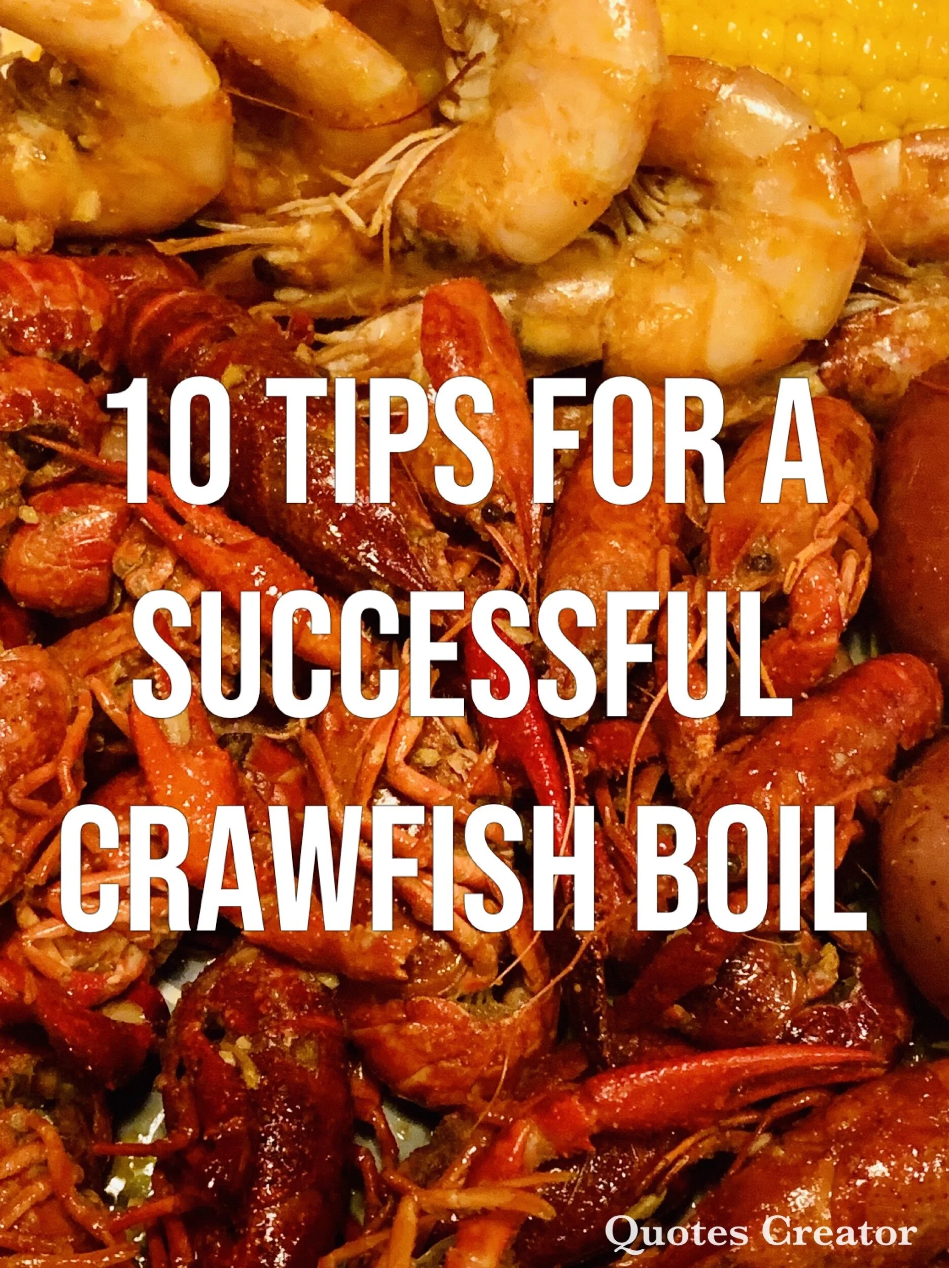 10 Tips for a Successful Crawfish Boil