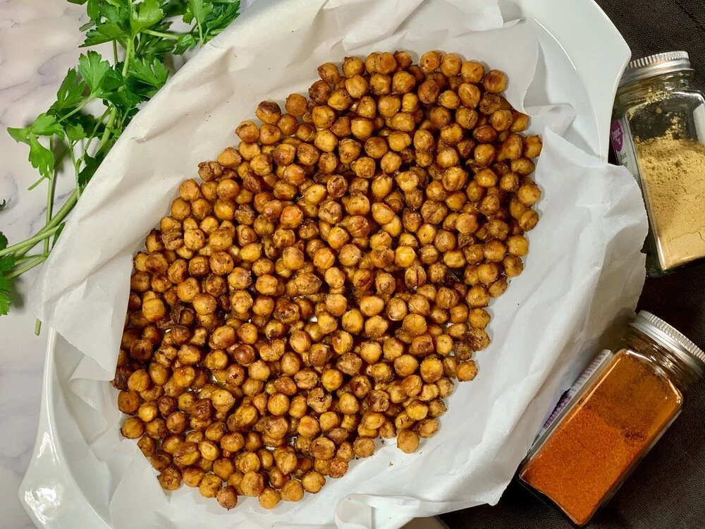 ROASTED GARLIC CHICKPEAS