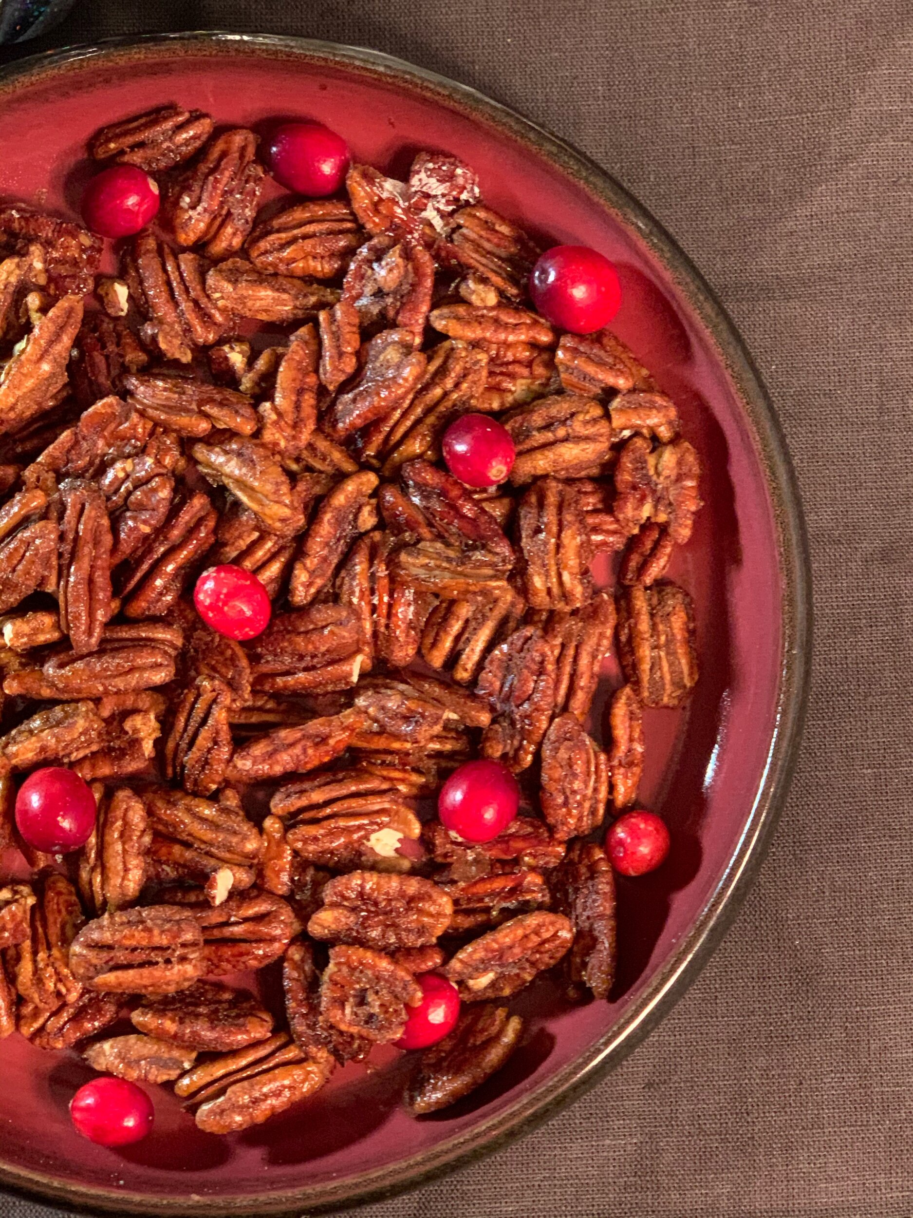WHISKEY-ROASTED PECANS
