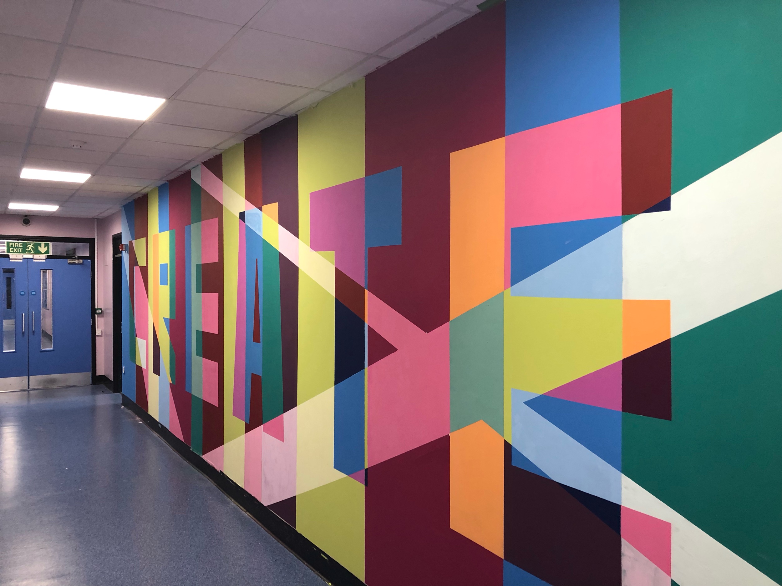 ‘Create’ 30x9ft