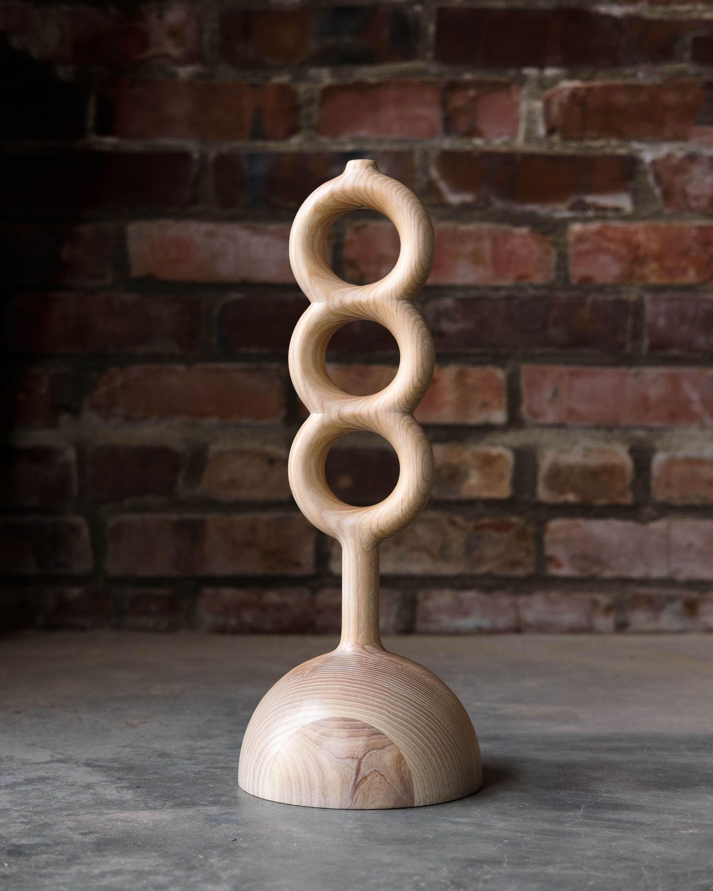 Bud Vase no. 2; shown in ash; 16" x 10" x 5" [open edition]