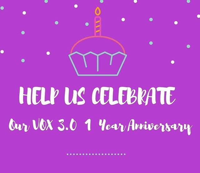 VOX 3.0 will be celebrating our 1 year anniversary on Sunday, June 7, and we need your help! 
Please share any pictures, videos, and thoughts you have from the past year.  Please email your responses to info@voxoc.com by June 3.

Here's some starters