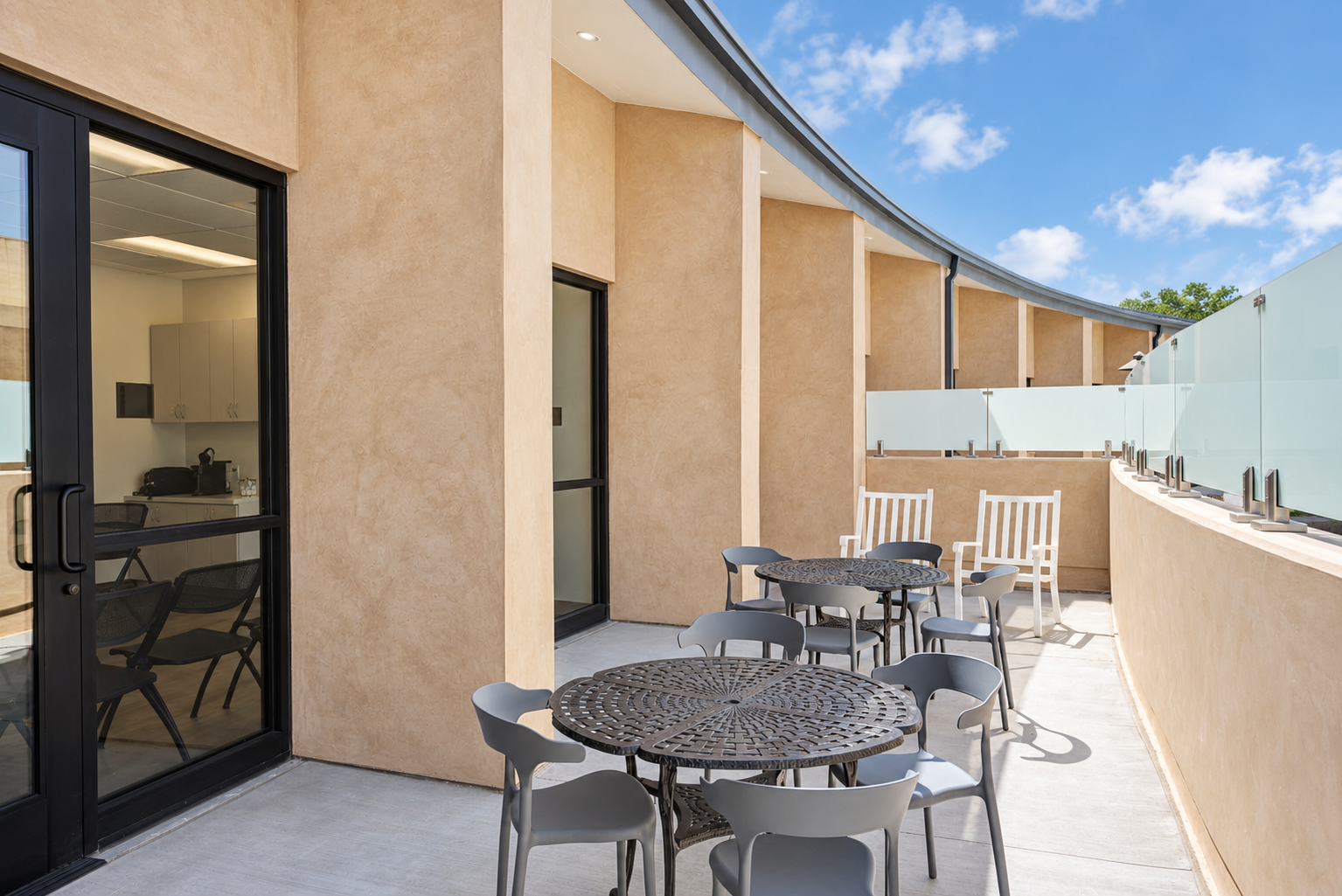 Polished Curved Terrace in Warm Light.png