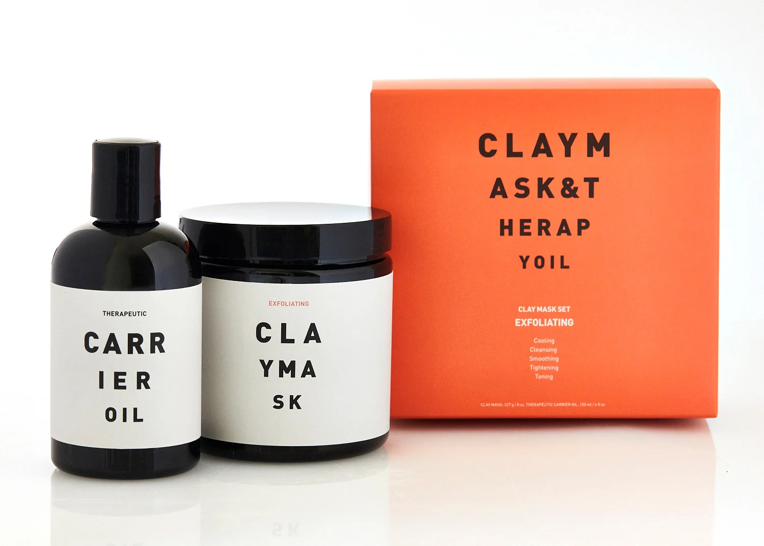 nyc graphic designer facial routine way of will skincare packaging design willie tsang essential oils toner boxes eye chart coral carrier oil clay mask set