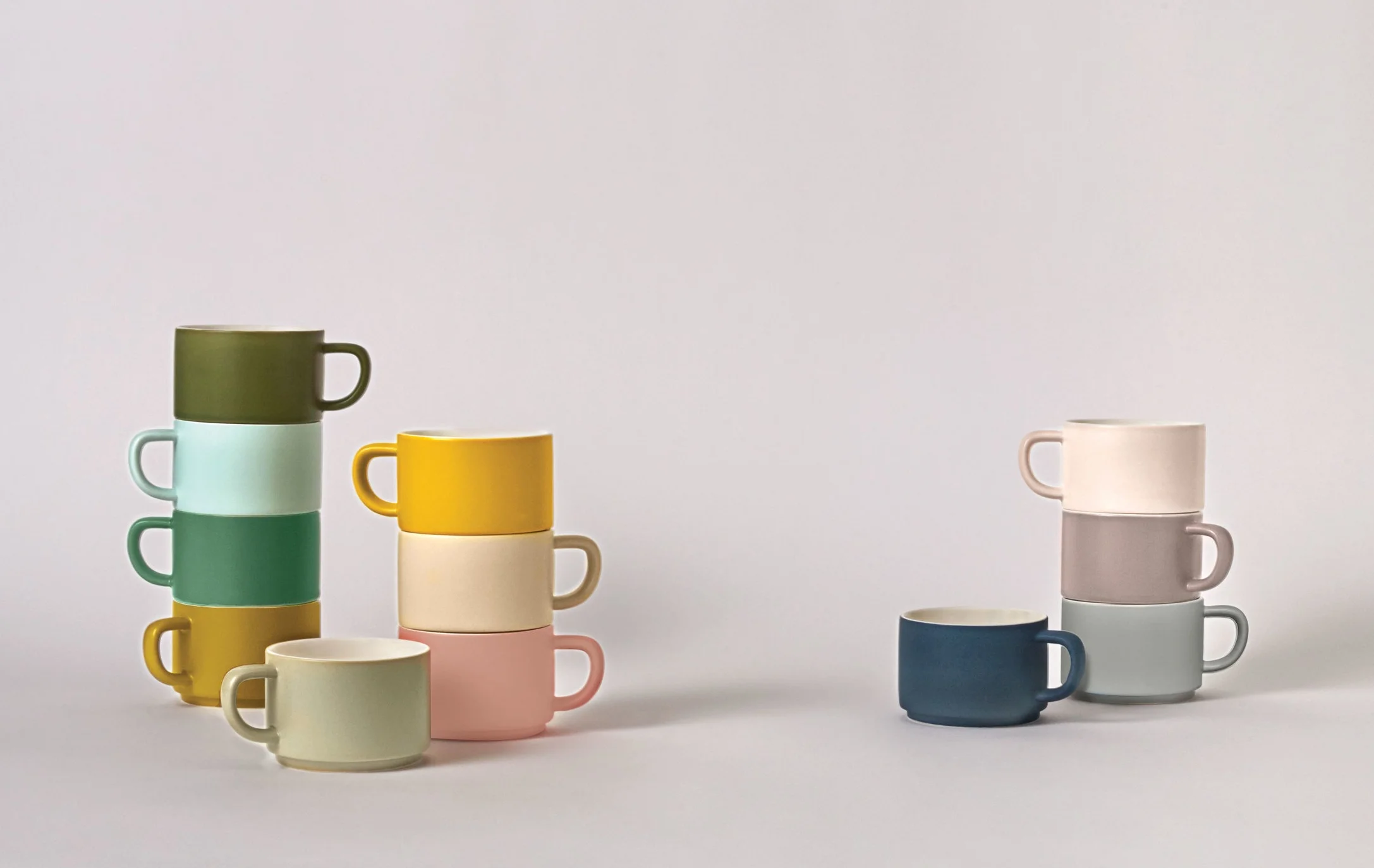 nyc art director dining kitchen 1993 willie tsang ceramics colored product design tabletop collection mugs stackable