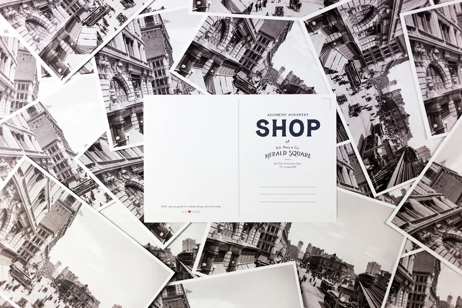 design logo lockup identity branding nyc graphic designer macy's shop herald square aesthetic movement 8th floor home