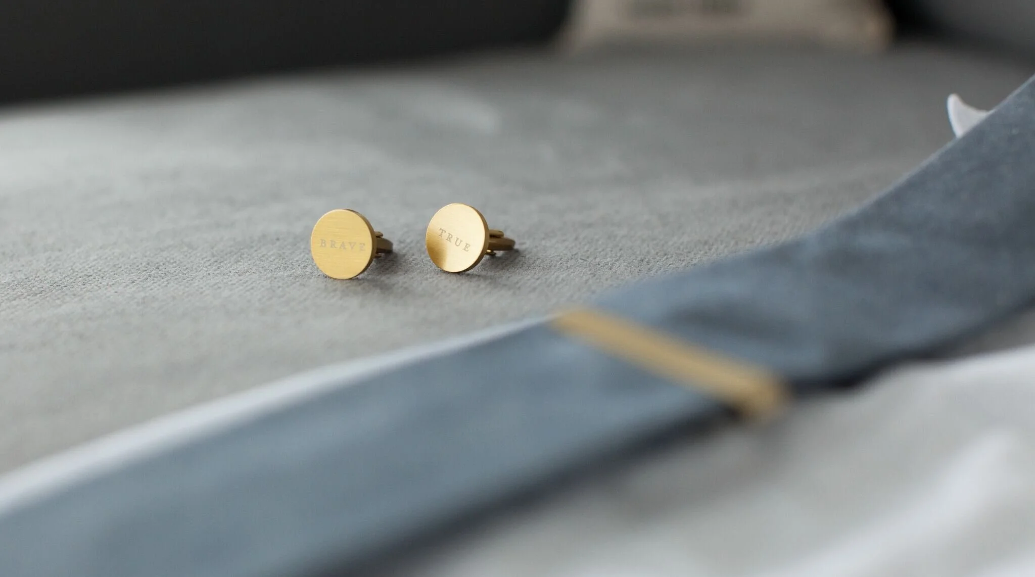 nyc graphic designer home gift wedding fancy dapper izola design cuff links brass tie clip accessories men event