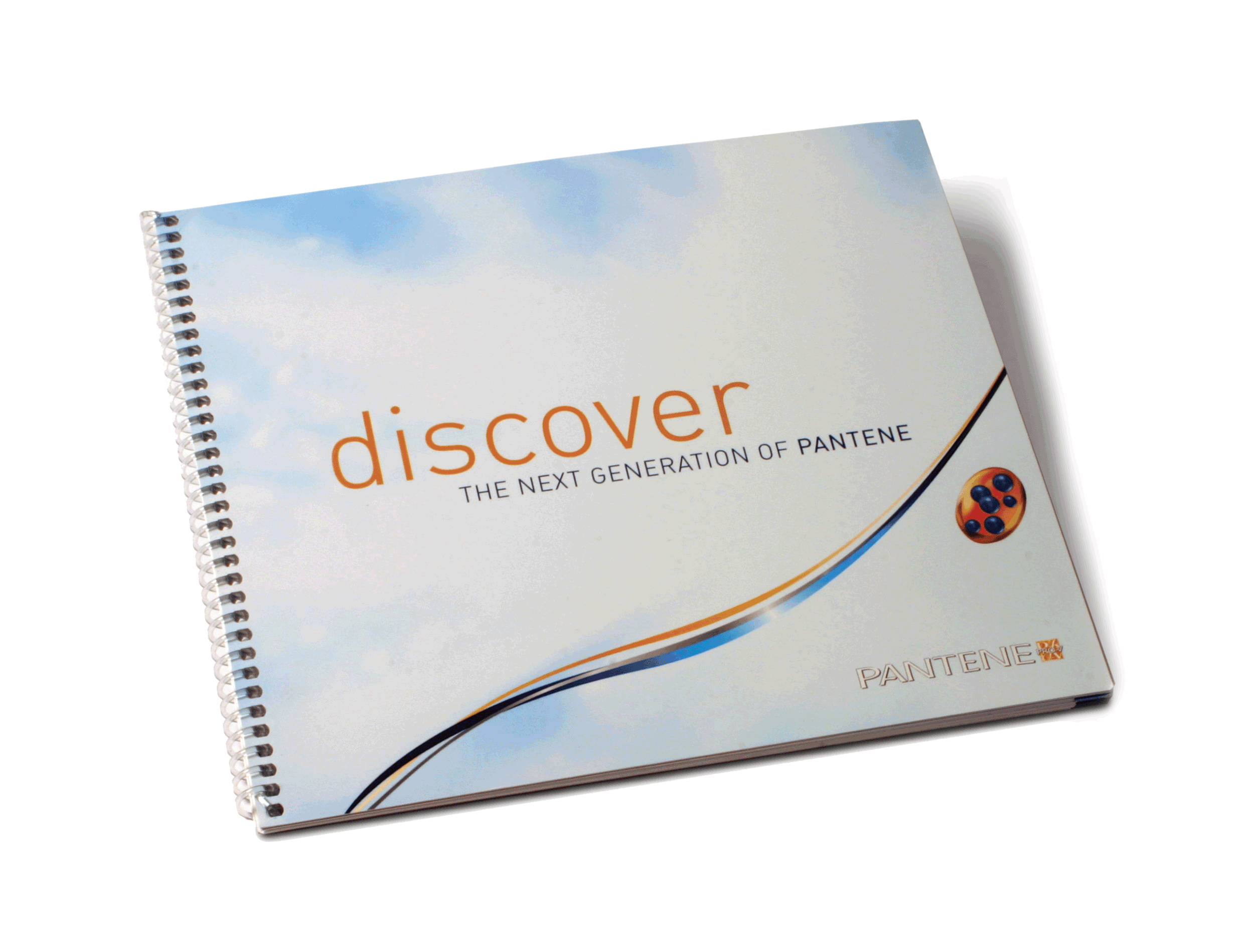 nyc graphic designer art director press kit magazine editors borsawallace design discover pantene spiral bound book layout chart