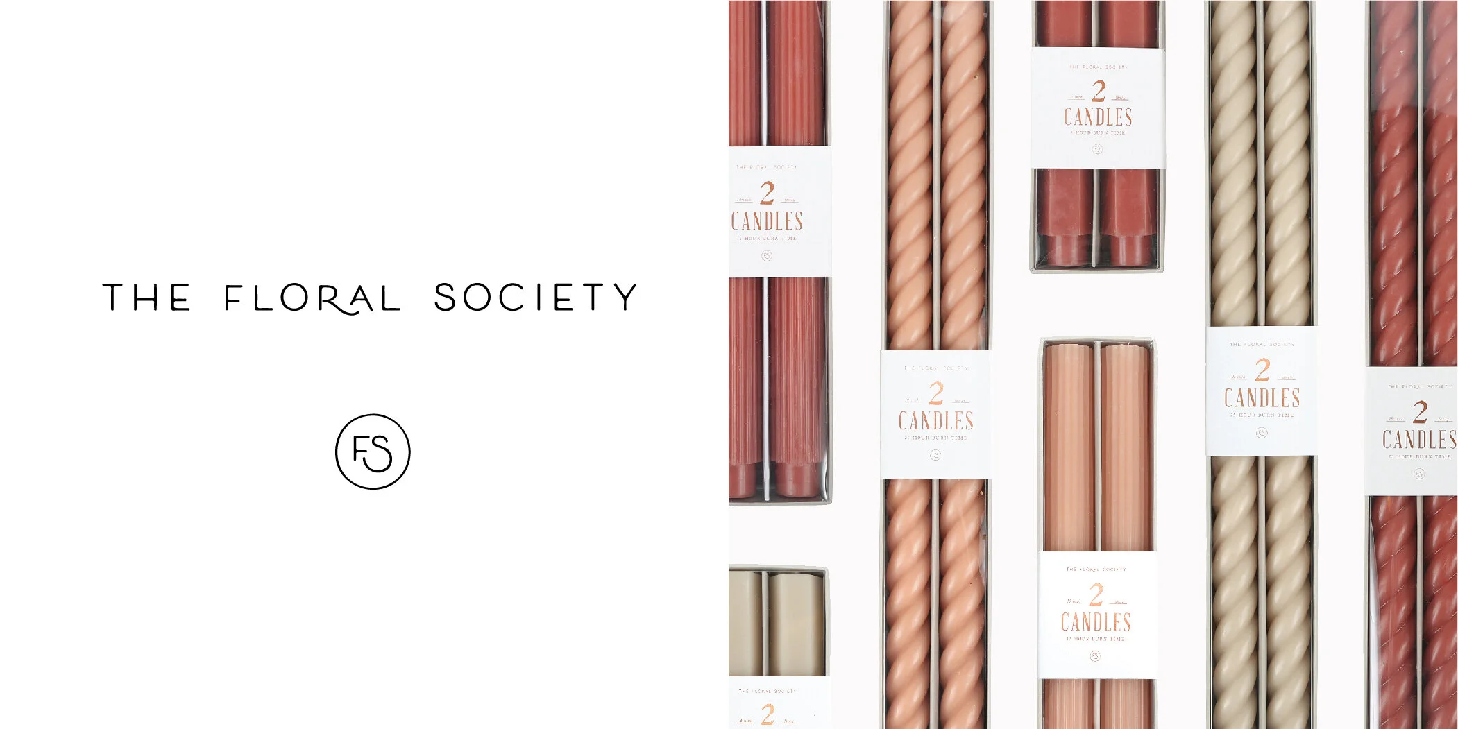 nyc freelancer graphic designer design direction logo branding sans serif typography monogram circle round candle packaging fancy tapers copper foil