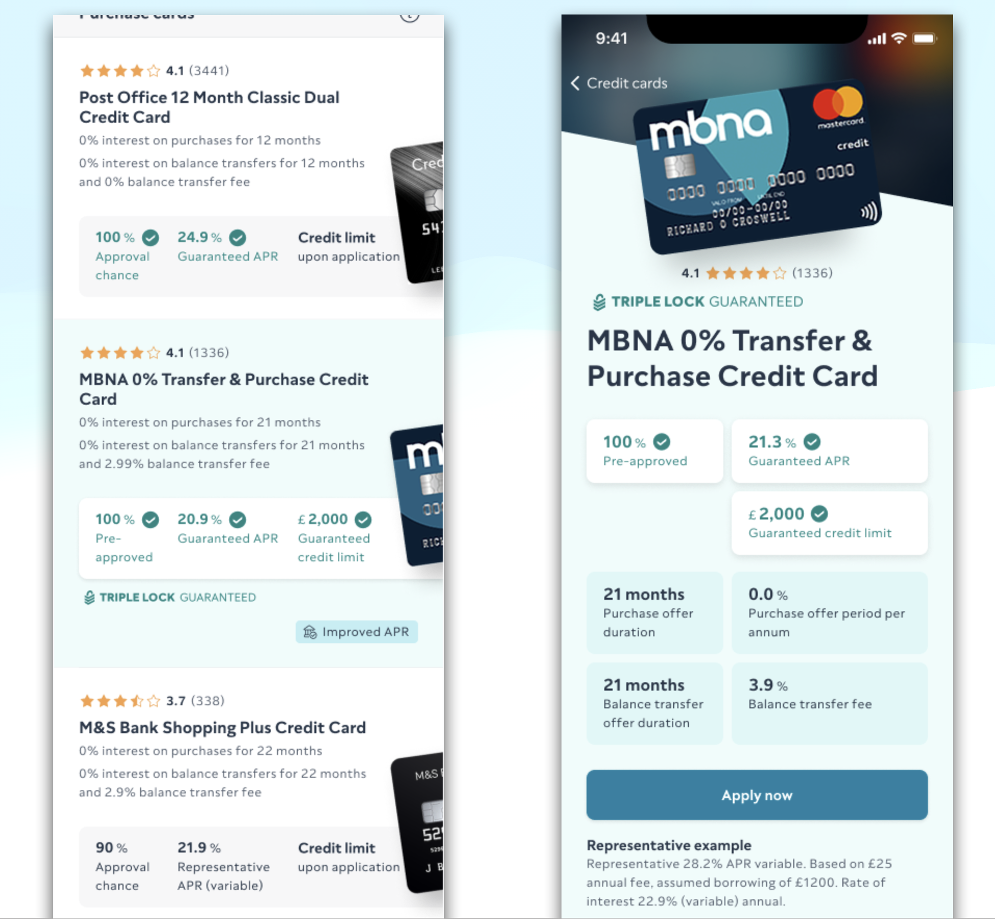 ClearScore  Credit  Marketplace