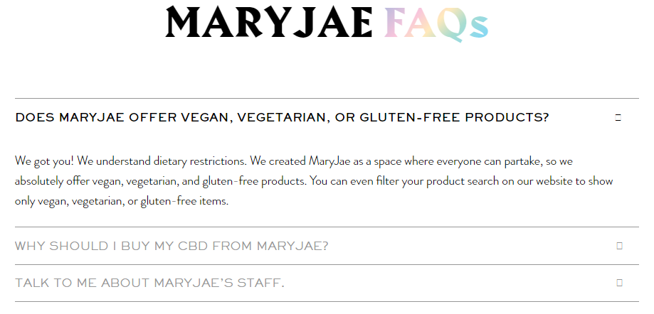 Cannabis Website Copy | Vegan Products