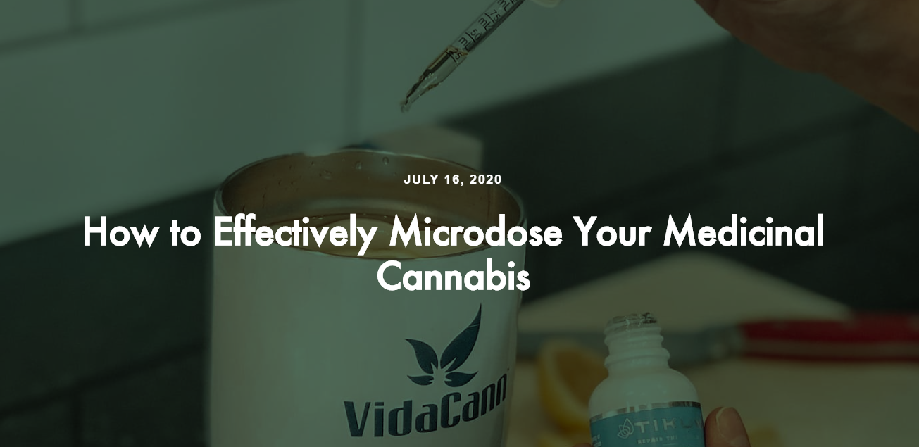 How to Effectively Microdose Your Medicinal Cannabis | Cannabis Blog