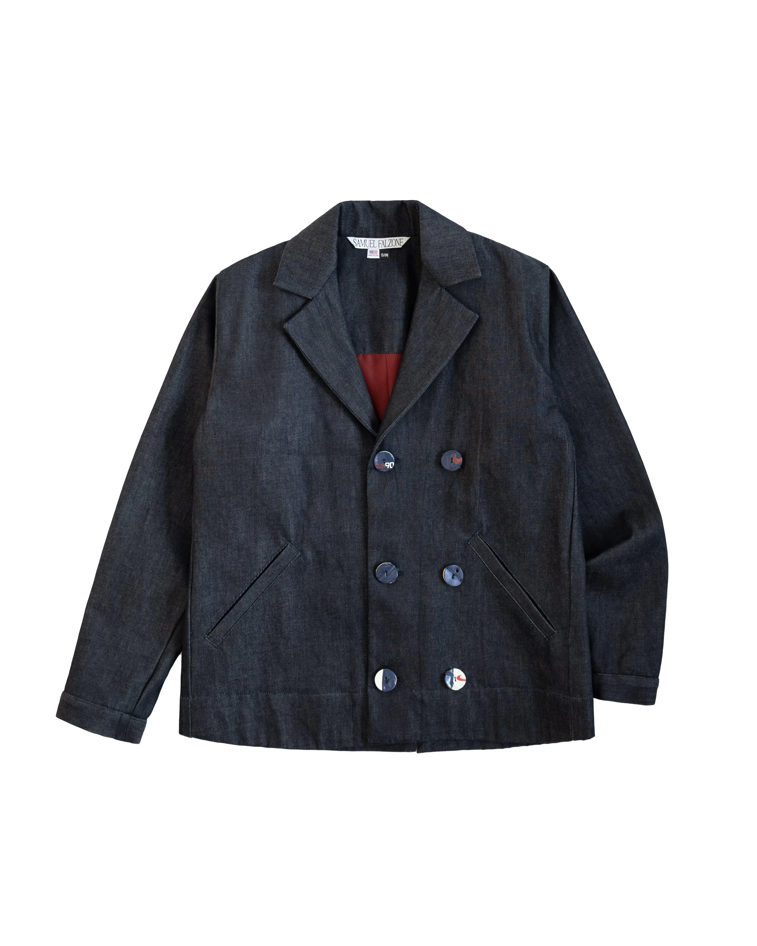 T90 RAW DENIM BLAZER