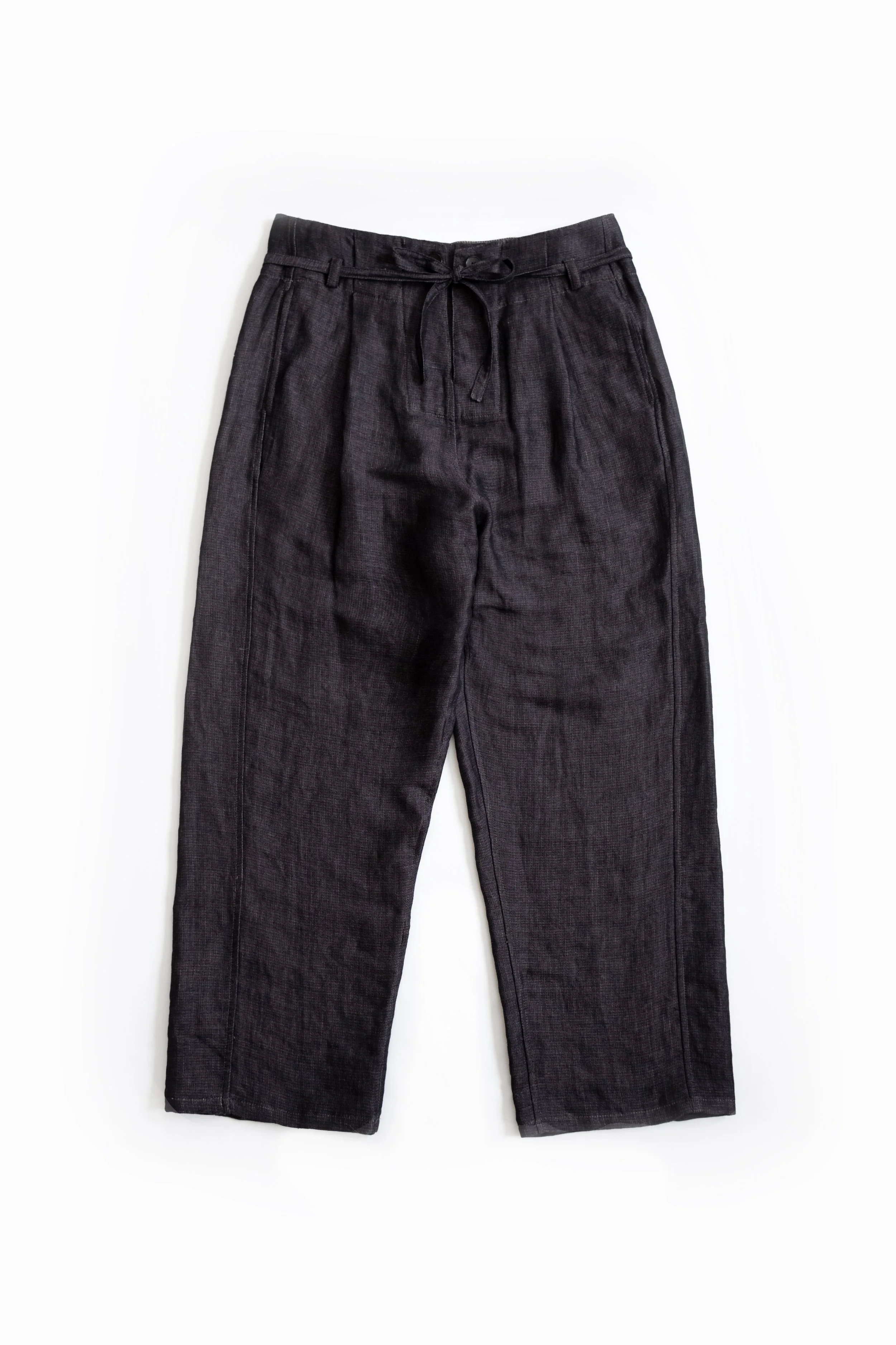 50/50  BELTED TROUSER - PURPLE