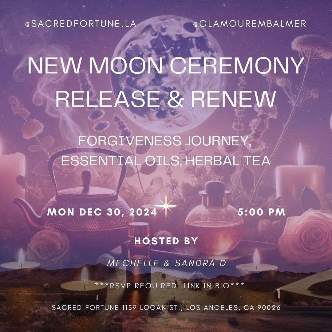 ✨We welcome you to join us for a New Moon Ceremony to Release, Renew and Set Intentions for 2025. 

Let&rsquo;s gather for a magical evening in honor of the New Moon. Release what no longer serves you and set powerful intentions for the year ahead. ?