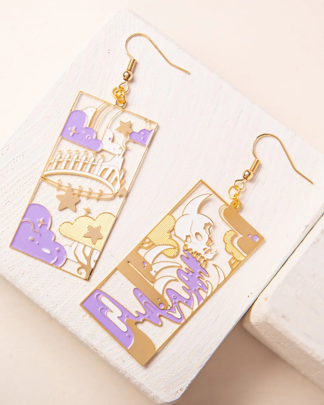 Boiling Isles Rectangle Earring (B-Grade)