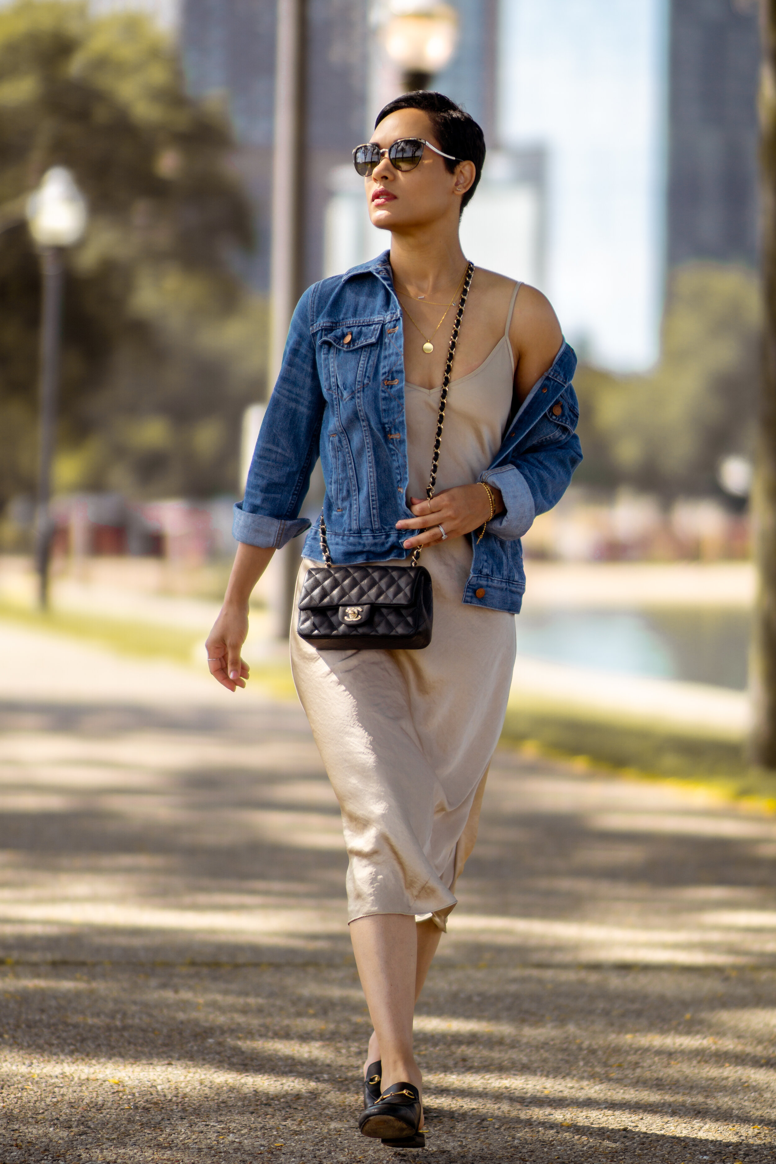 How to Wear Your Favorite Slip Dress in Fall - theFashionSpot