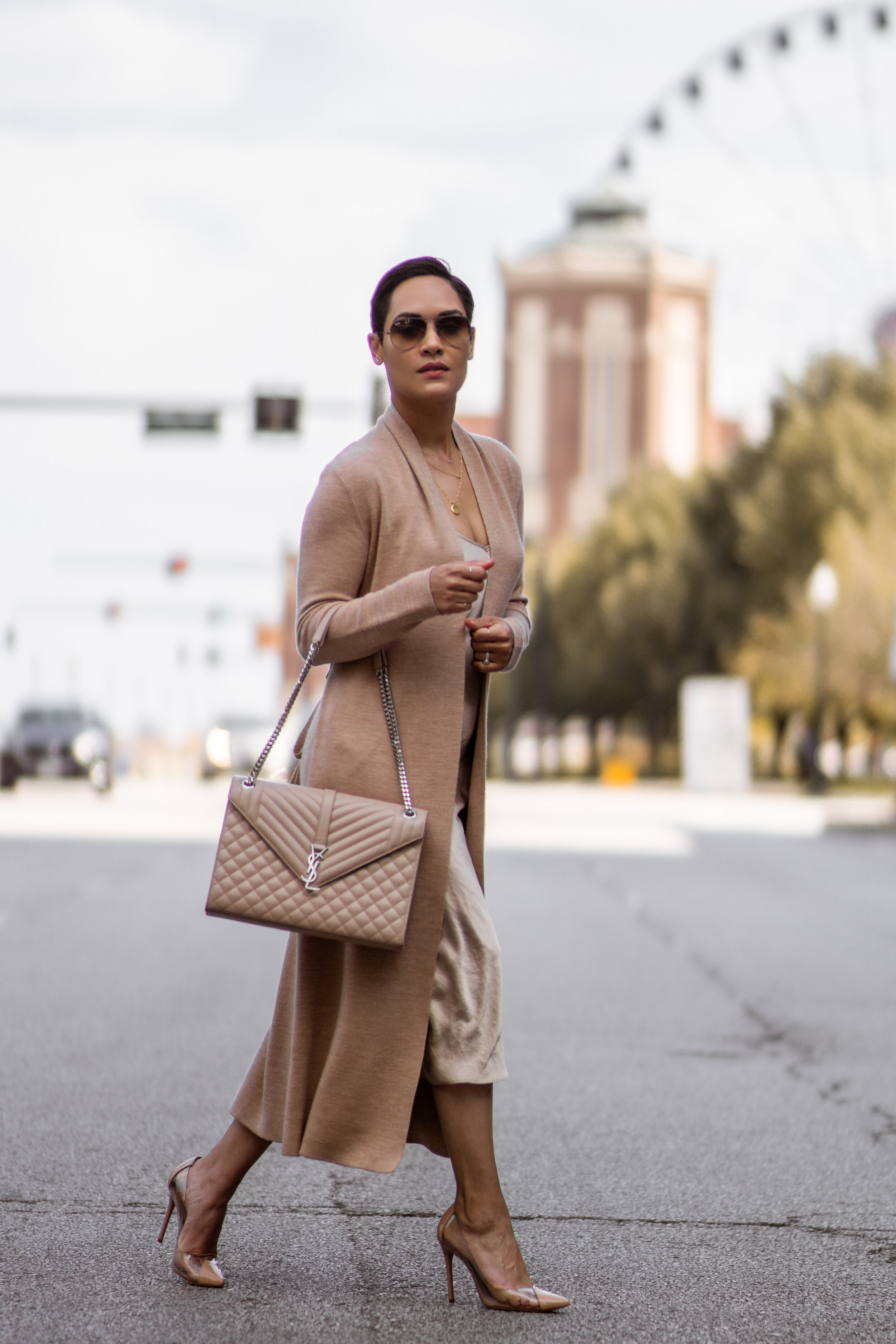 5 Ways To Style a (Crushed Silk!) Slip Dress For The Fall — Grace Byers