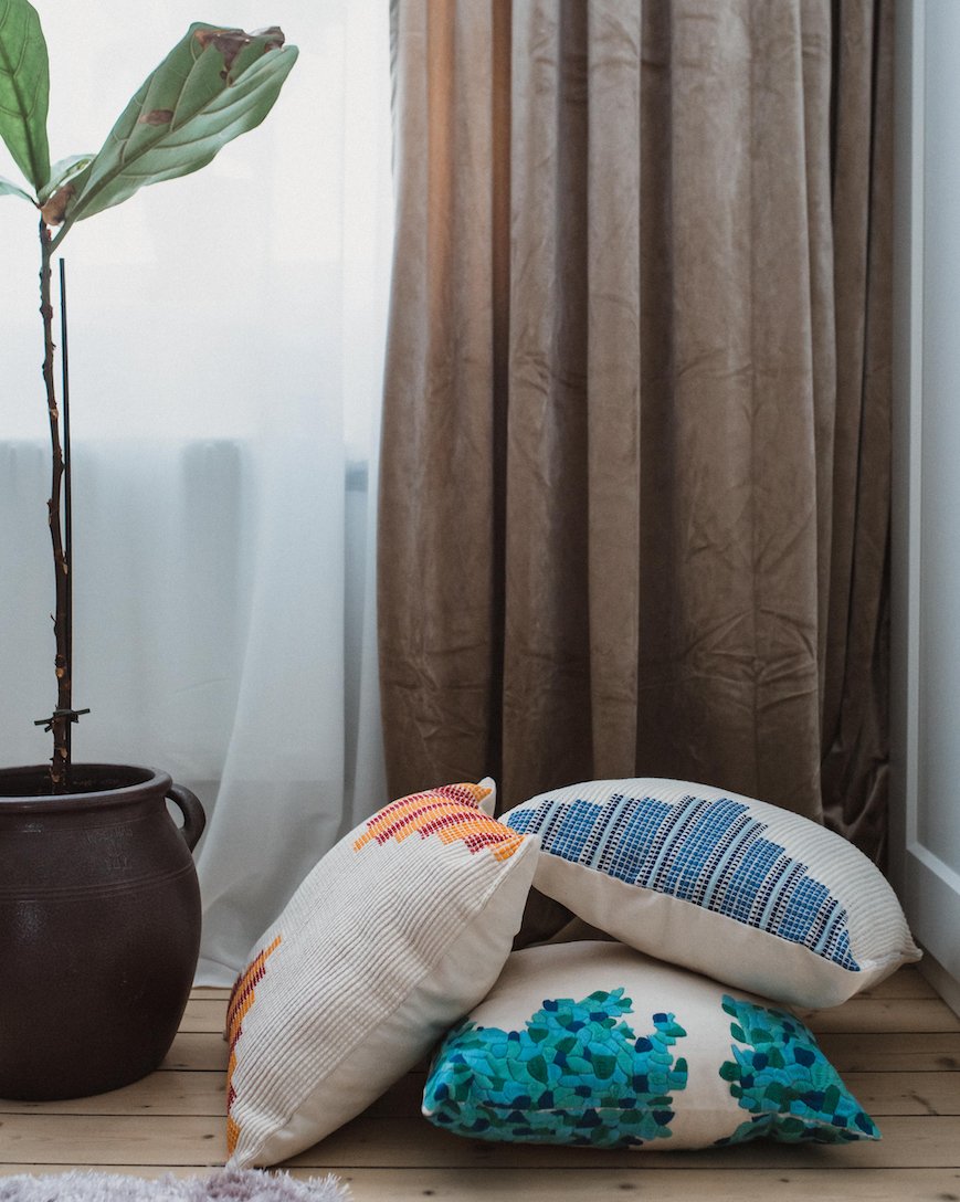 Custom Guatemalan textile design samples