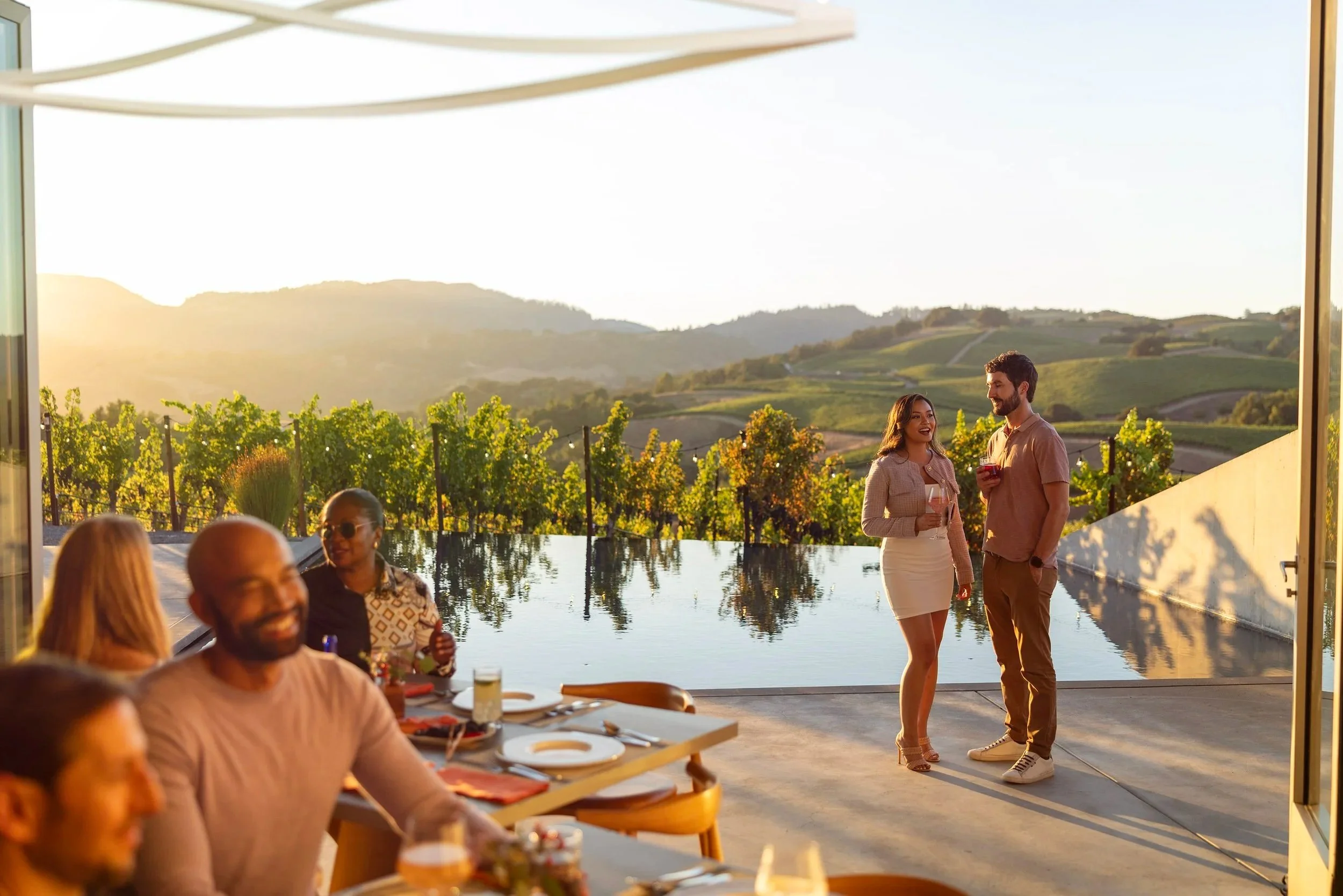 Commercial Lifestyle Shoot - Dinner Party 