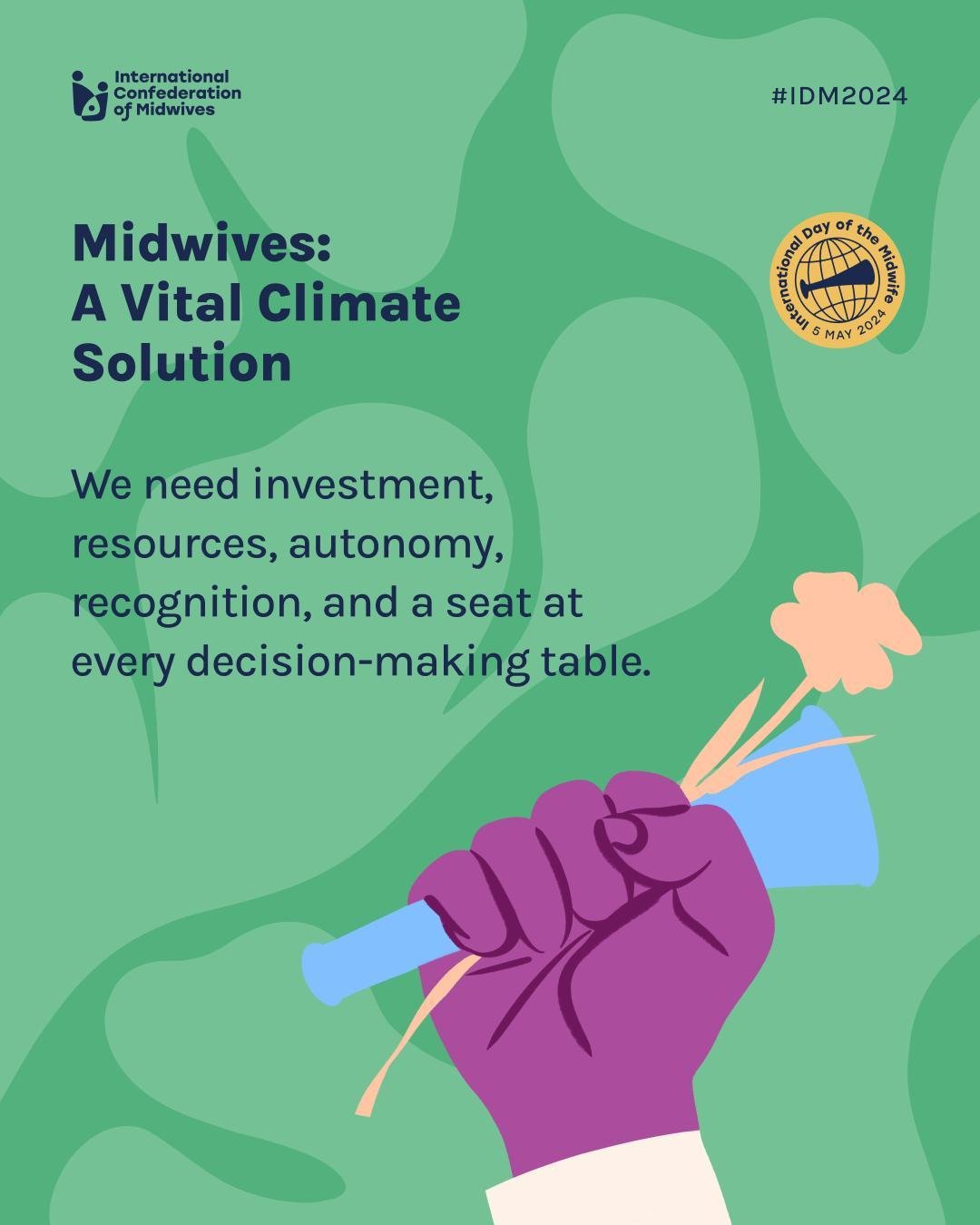 Midwives deliver environmentally sustainable health services and play a key role in making health systems more climate resilient. 🌍💪

During climate crises, midwives can adapt to ensure safe, respectful, and quality care for women and gender divers