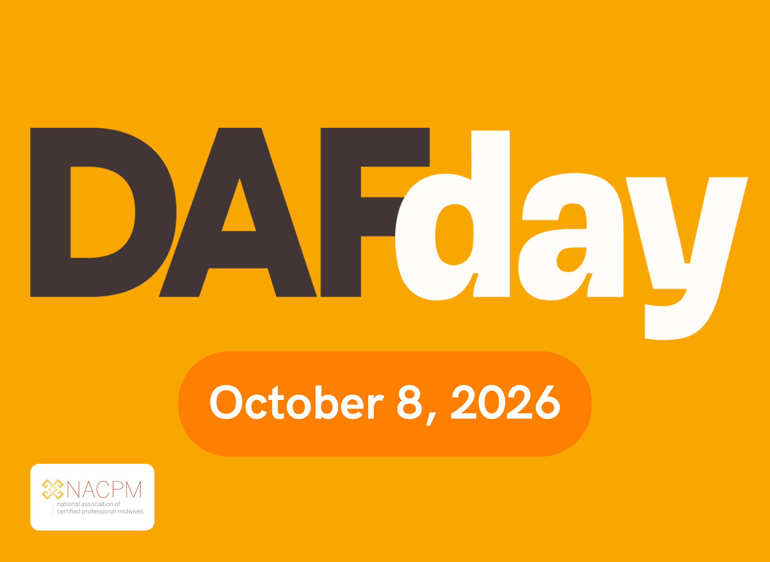 DAF Day is October 8!
