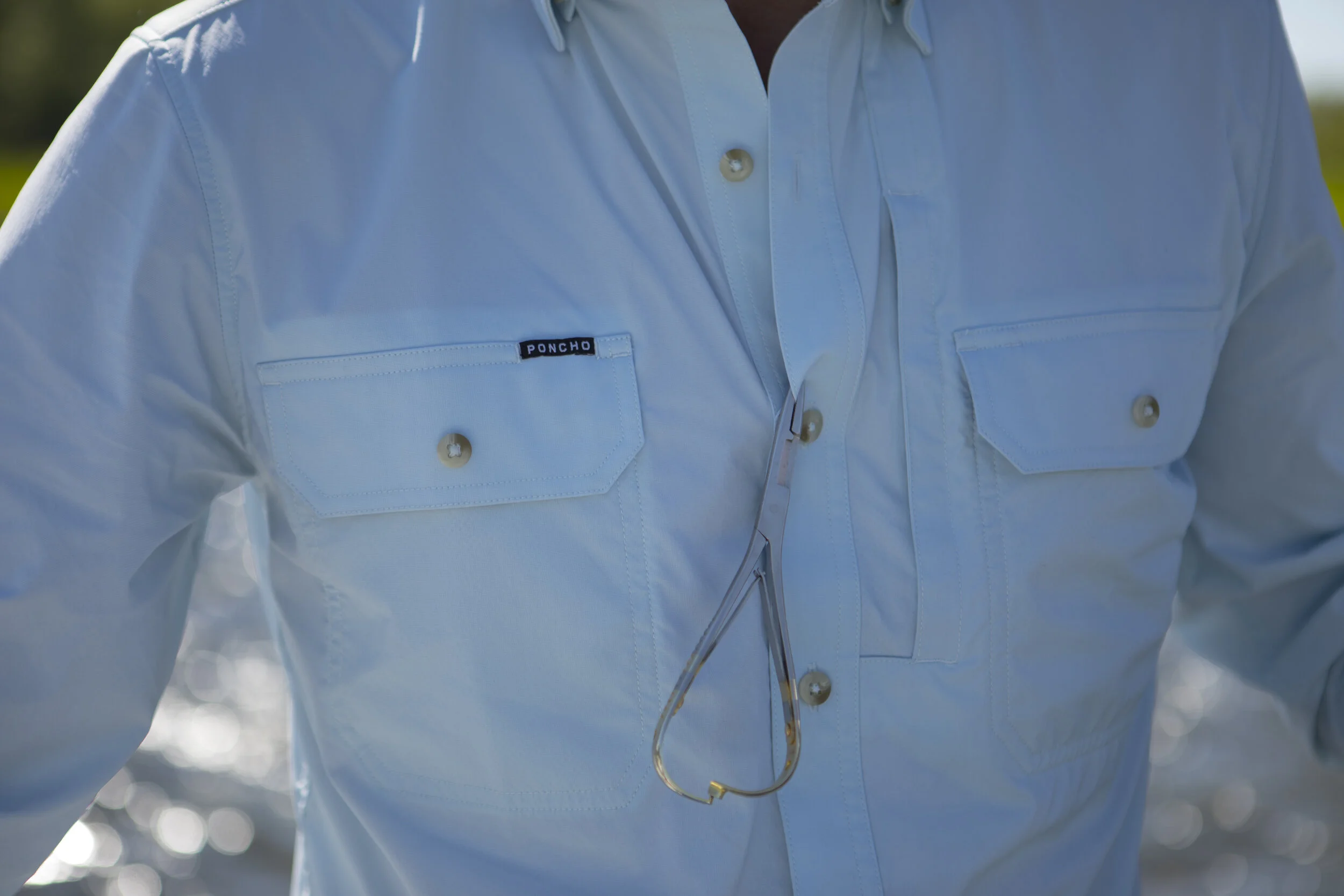 slim fit fishing shirt